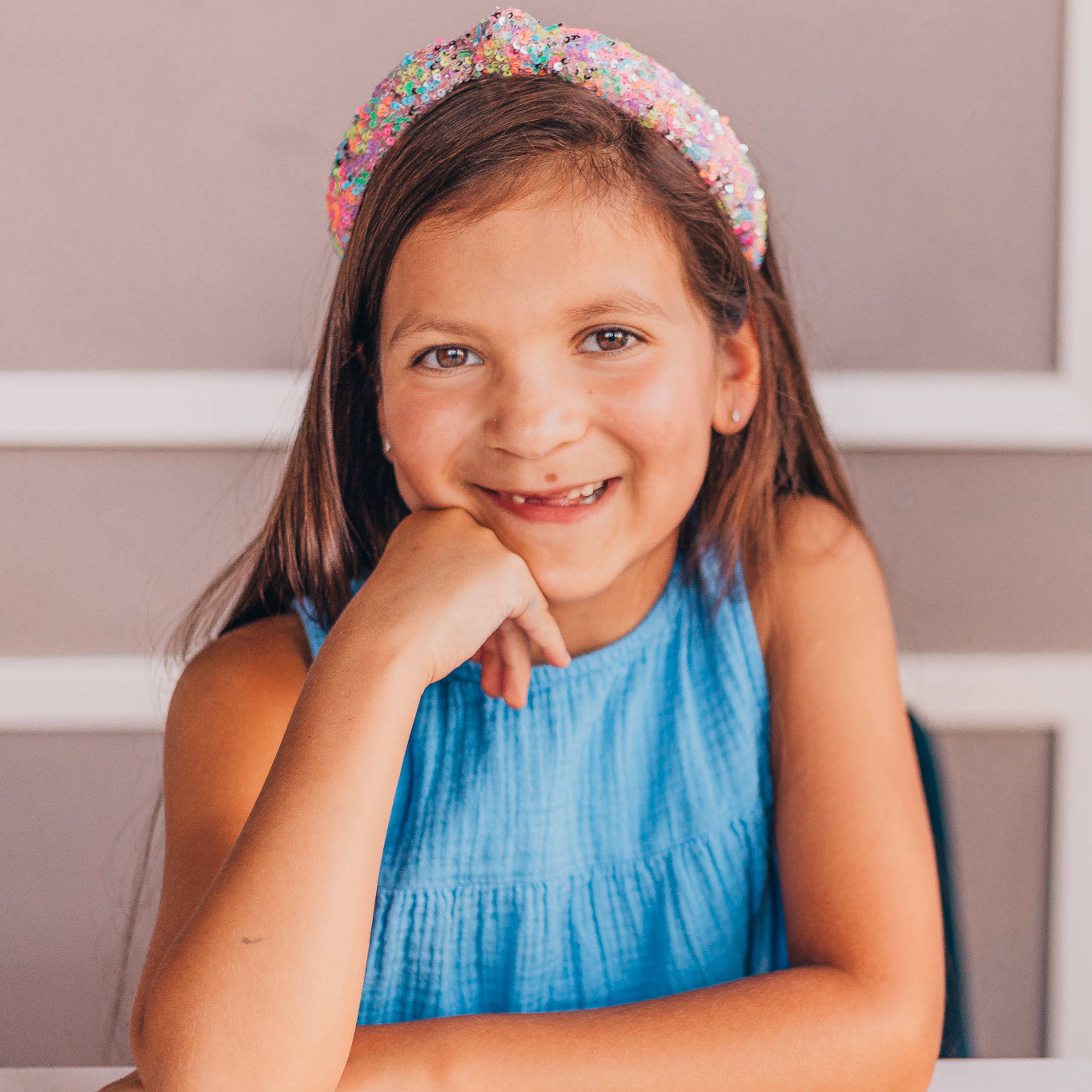 Knotted Sequin Headband