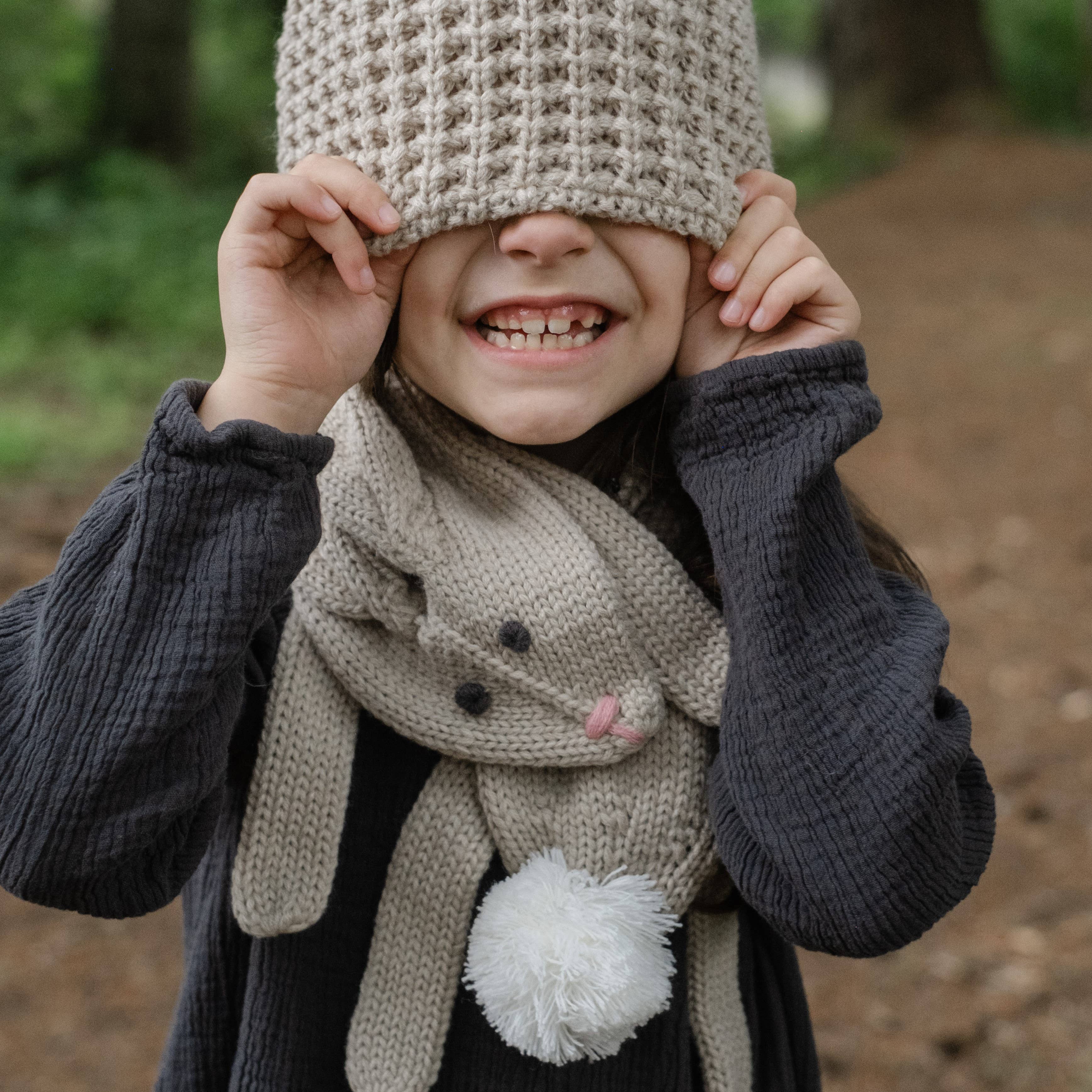Knitted Bunny Rabbit Scarf