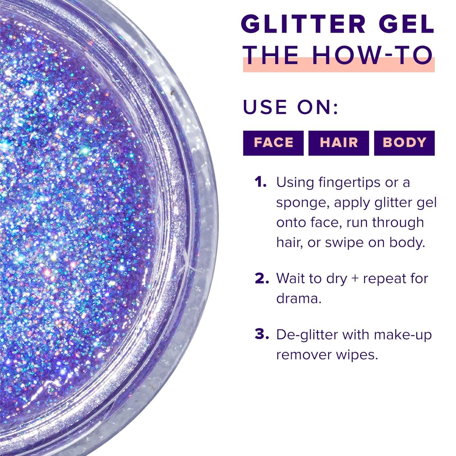 Unicorn Snot Glitter Gel - Ultraviolet