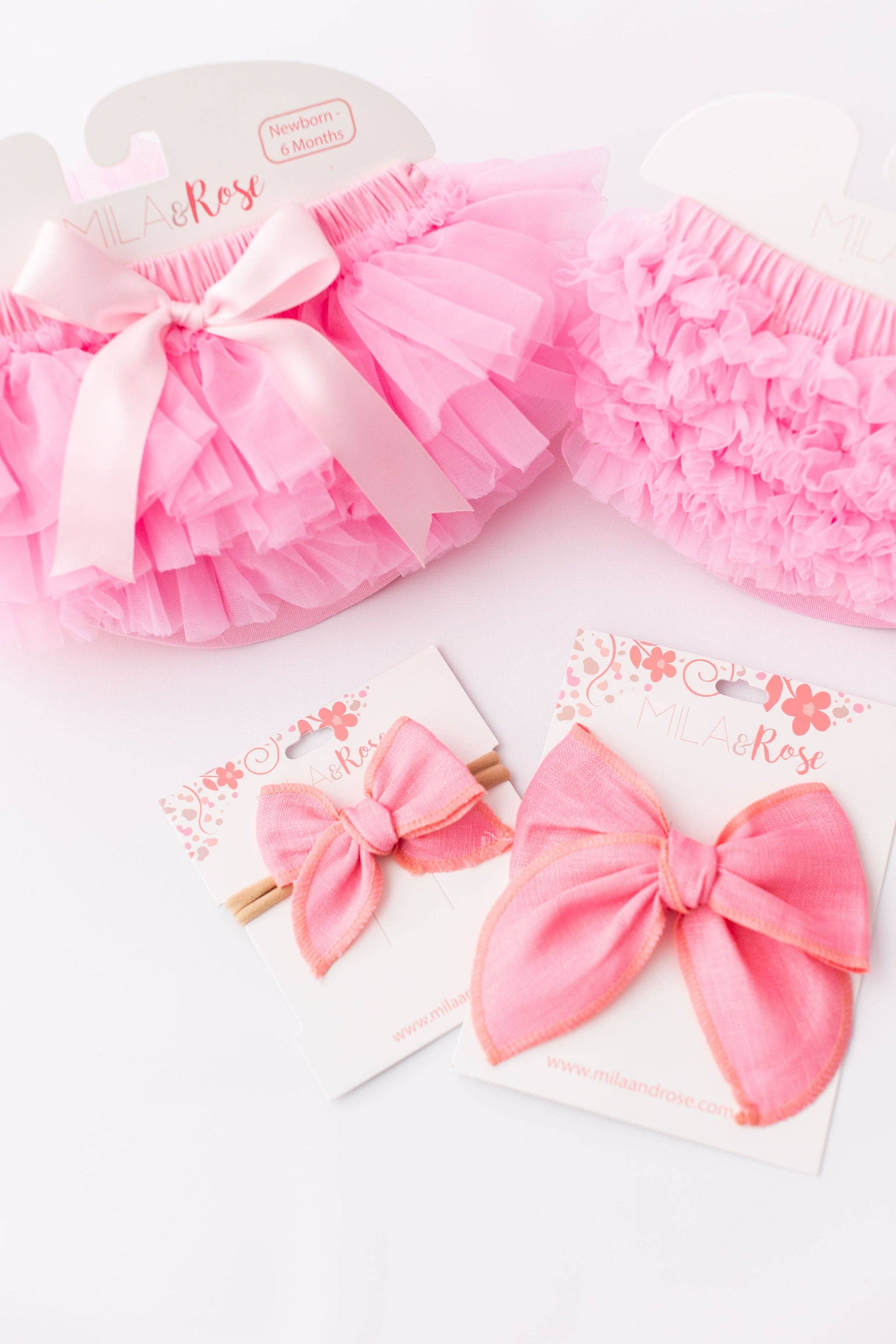 Mila & Rose Ruffle Tutu Bloomer - Pink