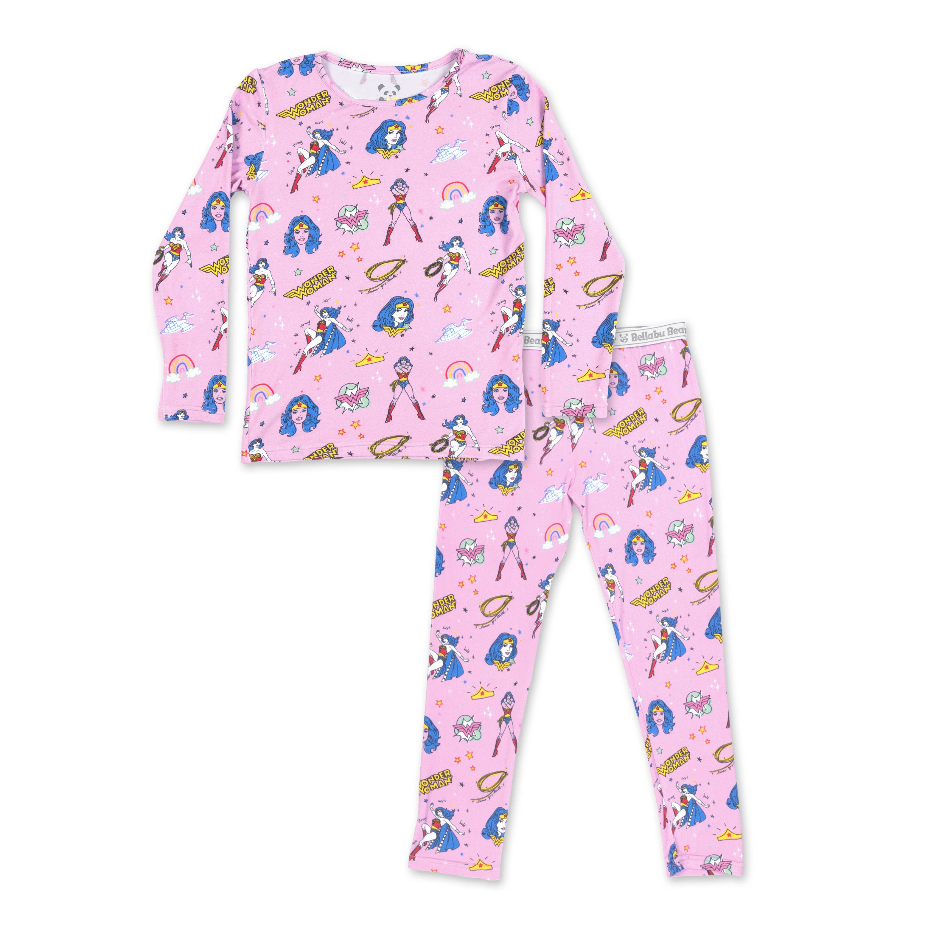 Bellabu Bear - Wonder Woman Bamboo Kids Pajamas