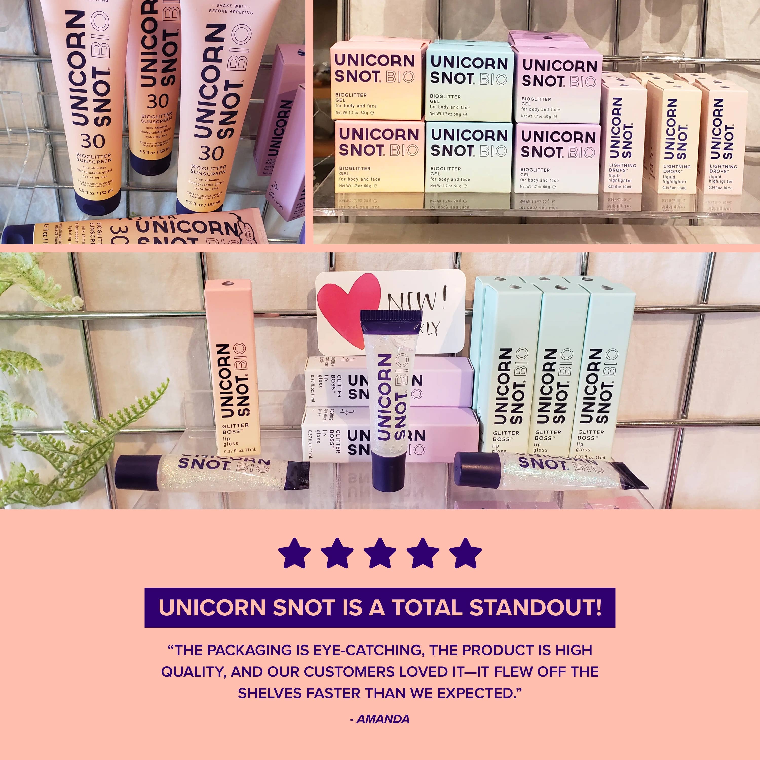 Unicorn Snot Glitter Gel - Ultraviolet