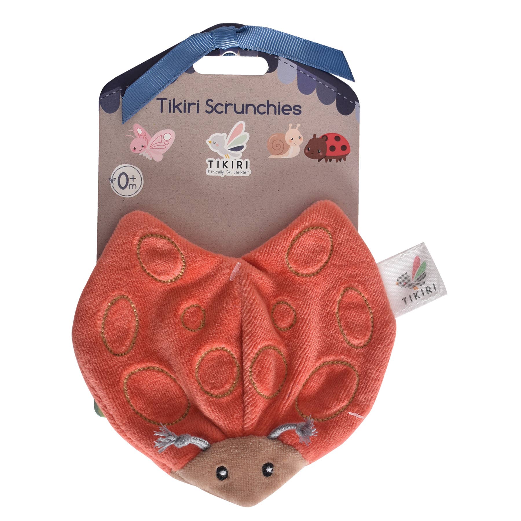 Tikiri Toys - Ladybug Organic Fabric with Crinkle