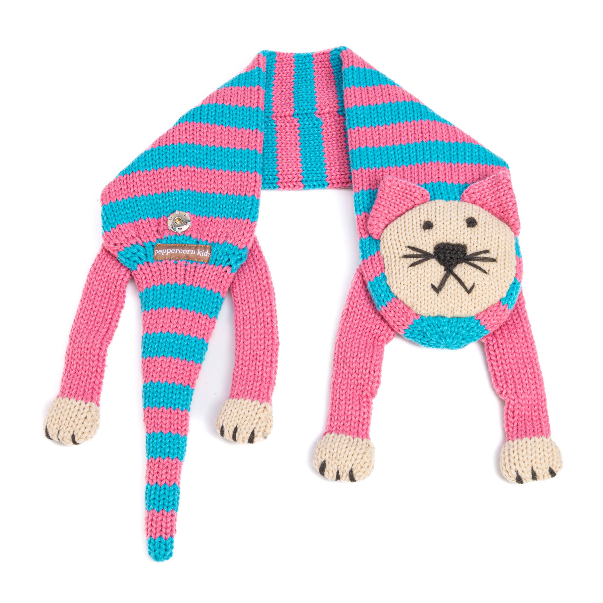 Knitted Kitty Cat Scarf