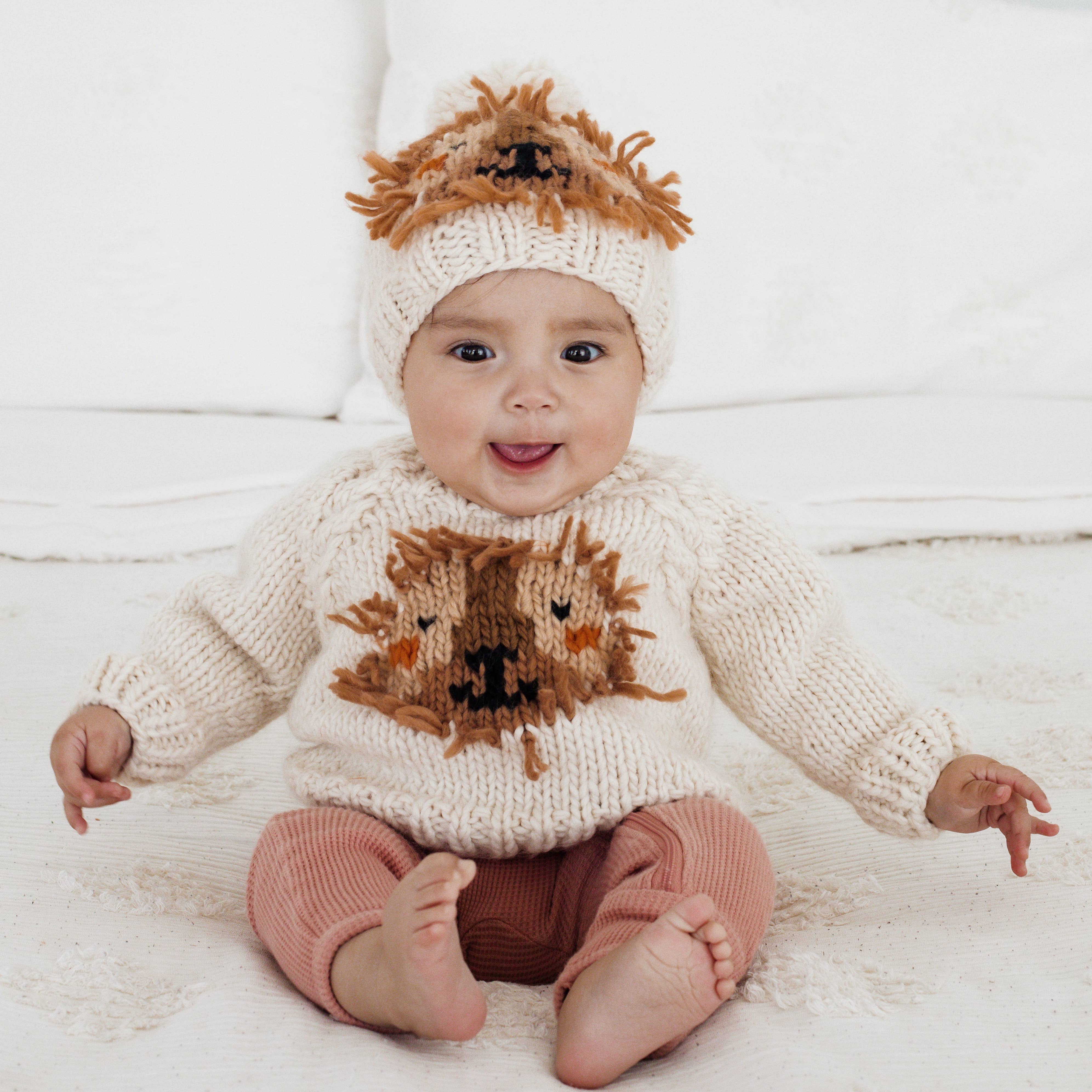 Huggalugs Lion Cardigan Sweater