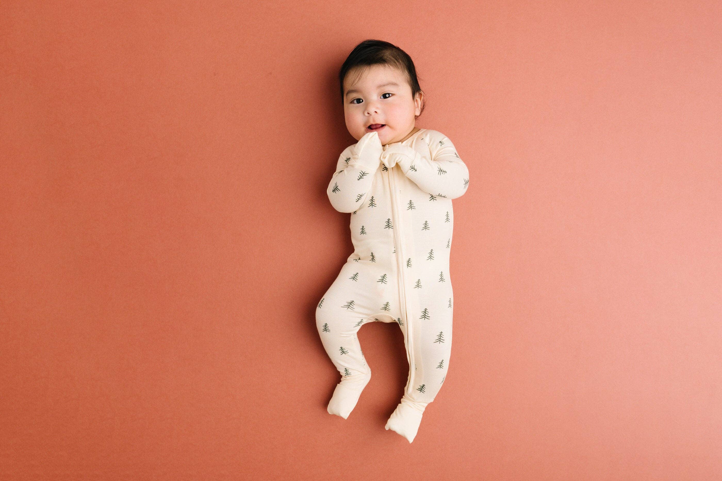 Little One Shop Bamboo Convertible Romper - Pine Forest