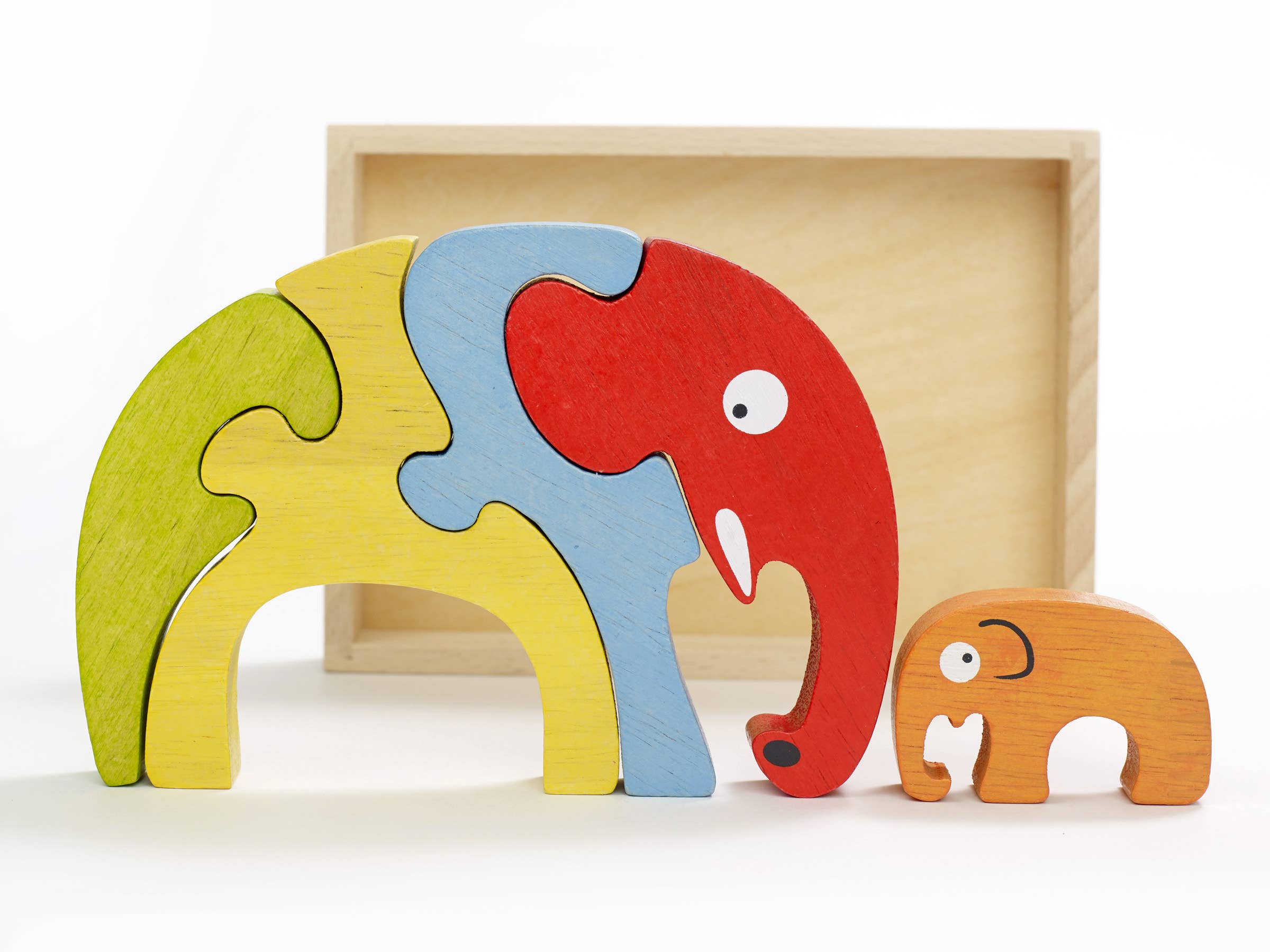 BeginAgain Elephant Family Puzzle