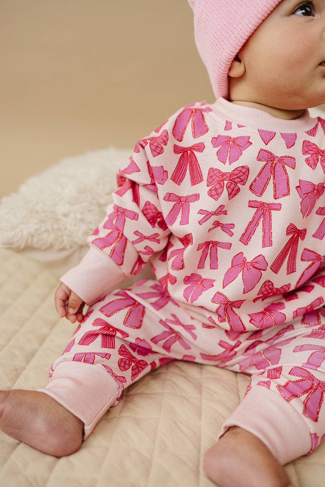 Lucky Panda Kids Jogger Set - Whimsy Bows
