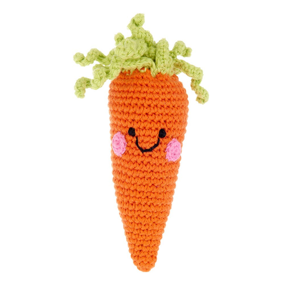 Pebble - Pretend Play Food Rattle - Carrot