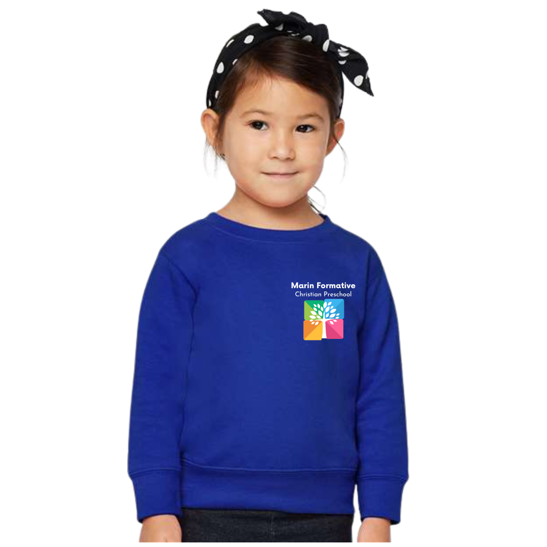 Marin Formative Preschool Crewneck Sweatshirt - Royal Blue - $36