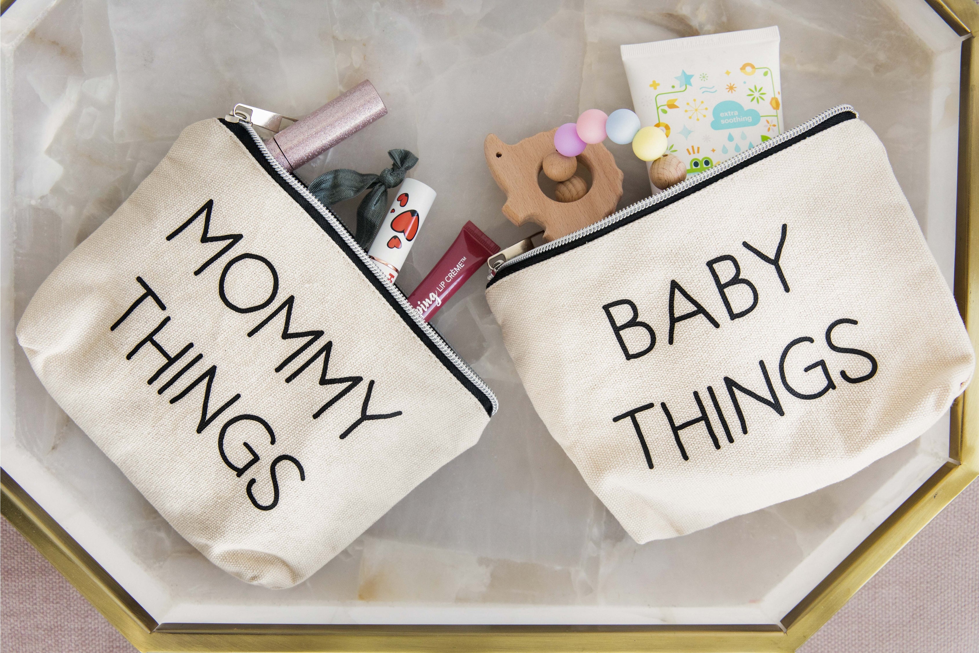 Mommy & Baby Travel Pouch Set