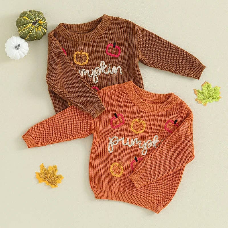 Orange Pumpkin Sweater