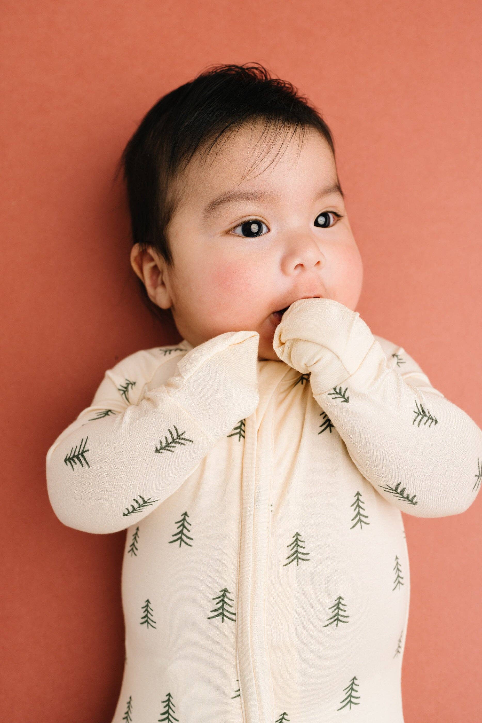 Little One Shop Bamboo Convertible Romper - Pine Forest