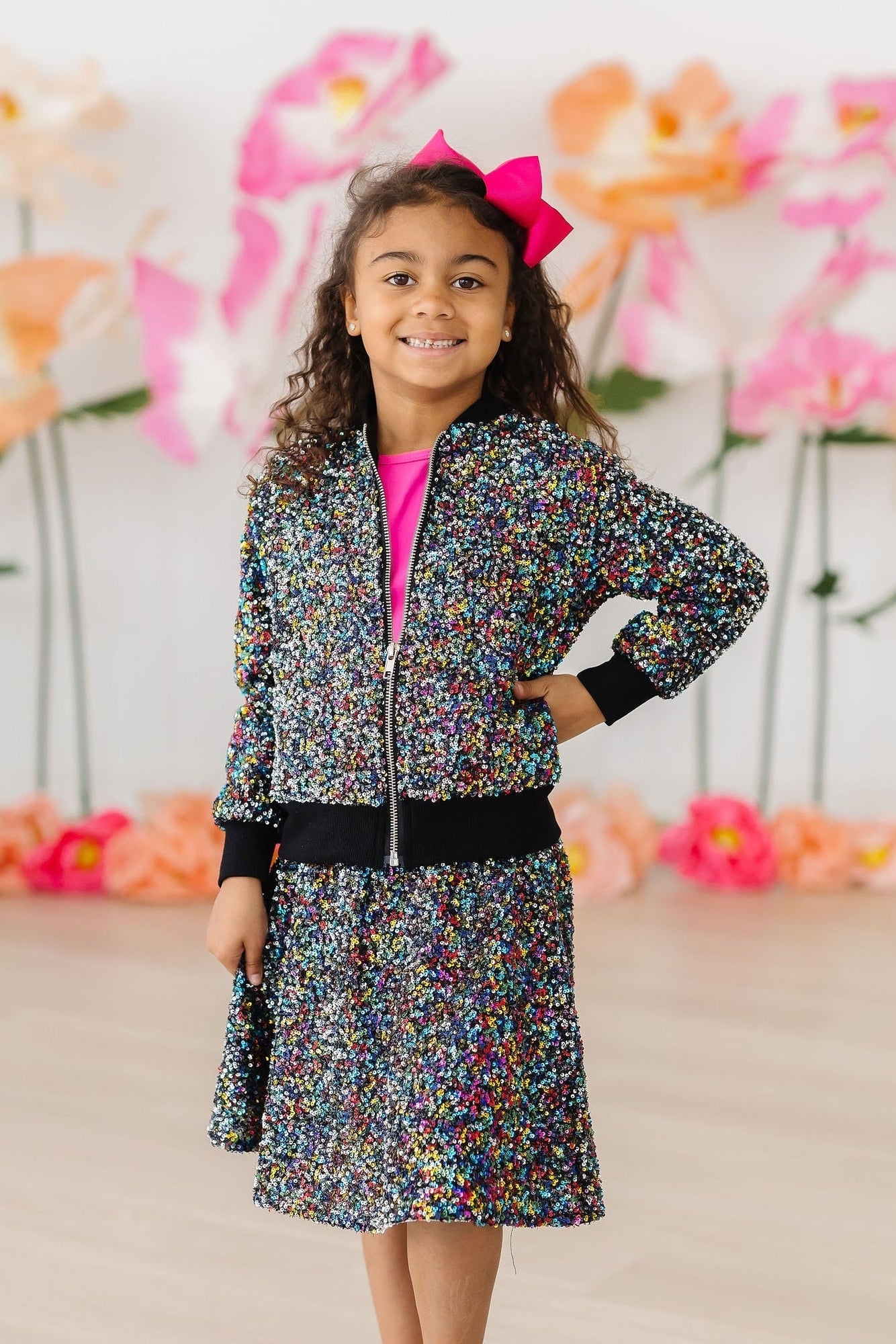 Mila & Rose Sequin Jacket - Confetti