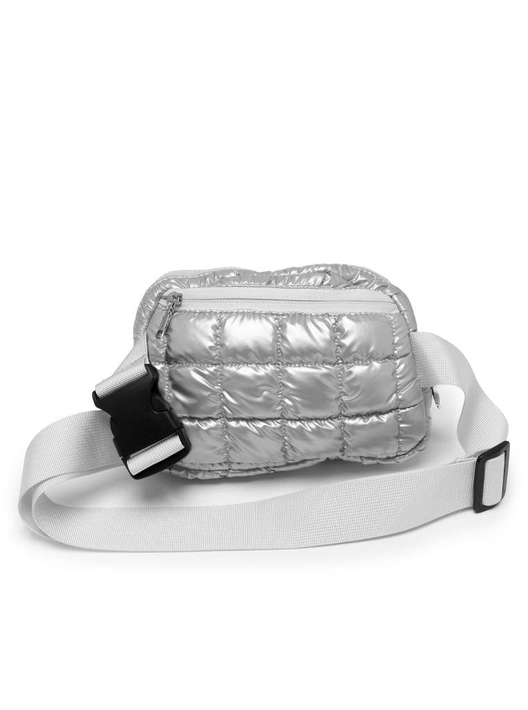 Living Royal Adjustable Belt Bag - Metallic Silver
