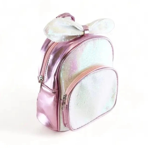 Sequin Bunny Toddler Backpack