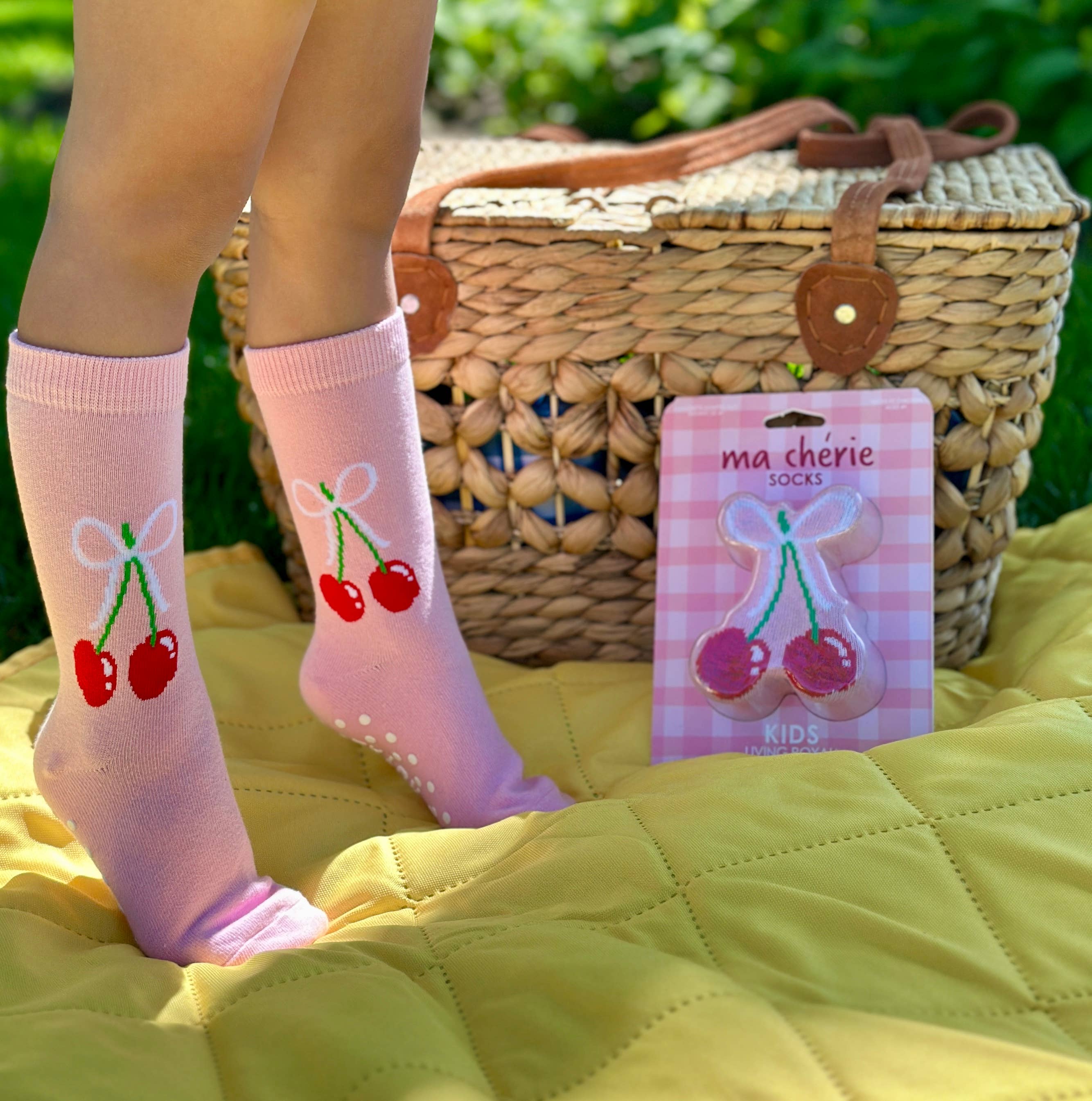 Living Royal 3D Packaged Crew Socks - Cherries