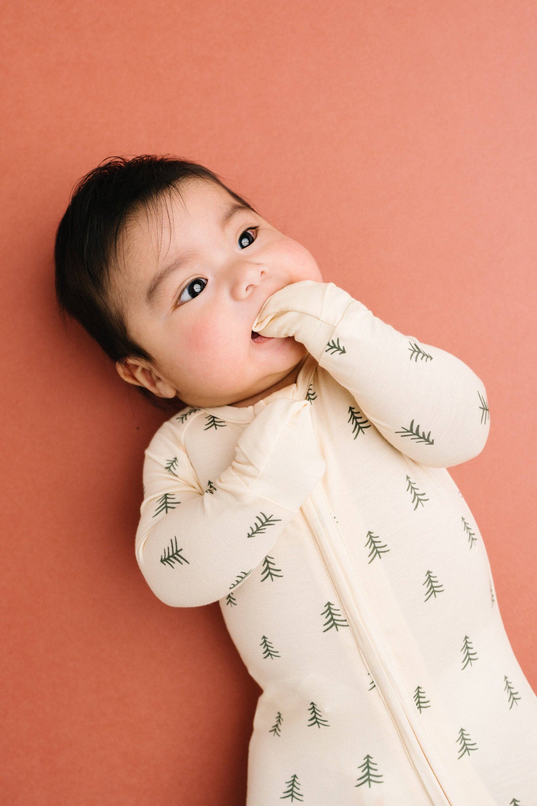 Little One Shop Bamboo Convertible Romper - Pine Forest