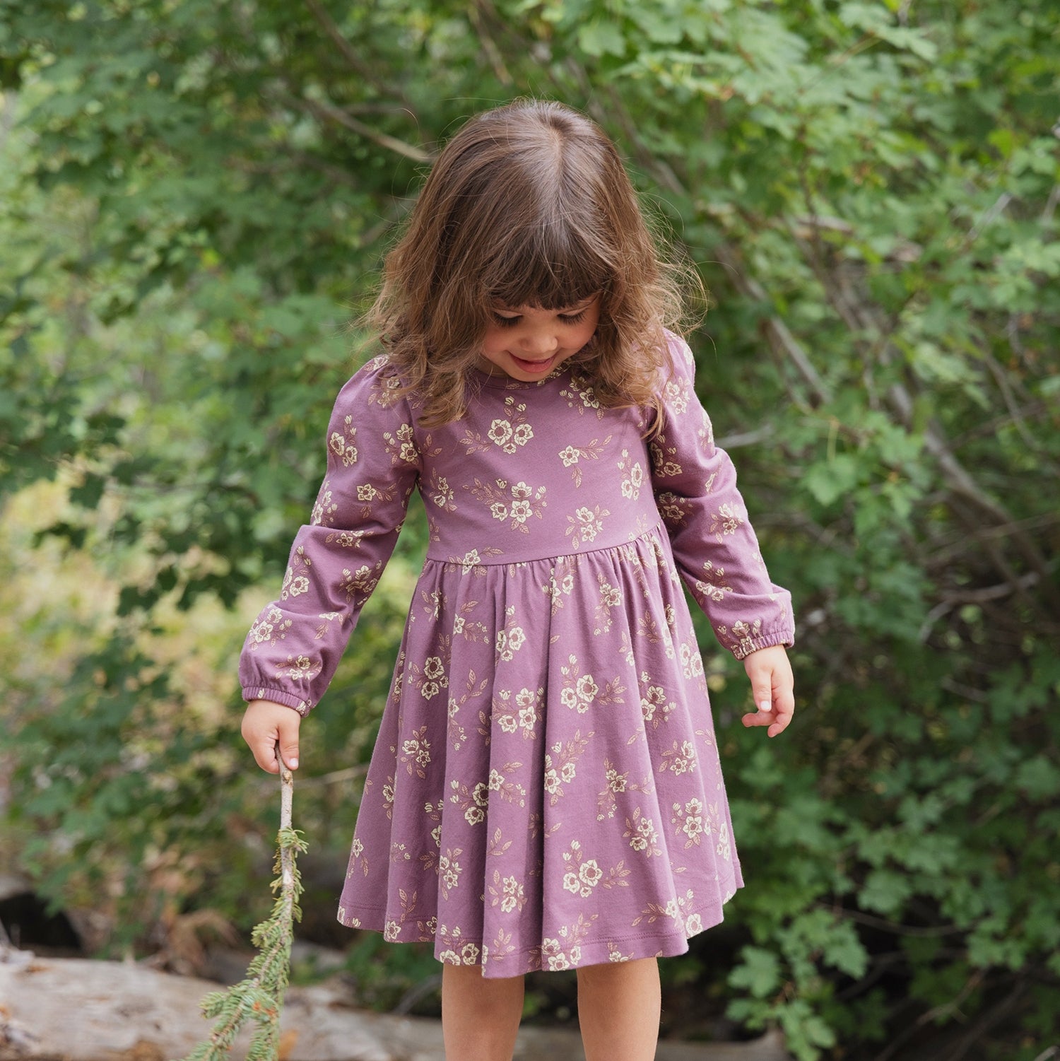 City Mouse Twirl Dress - Orchid Blooms