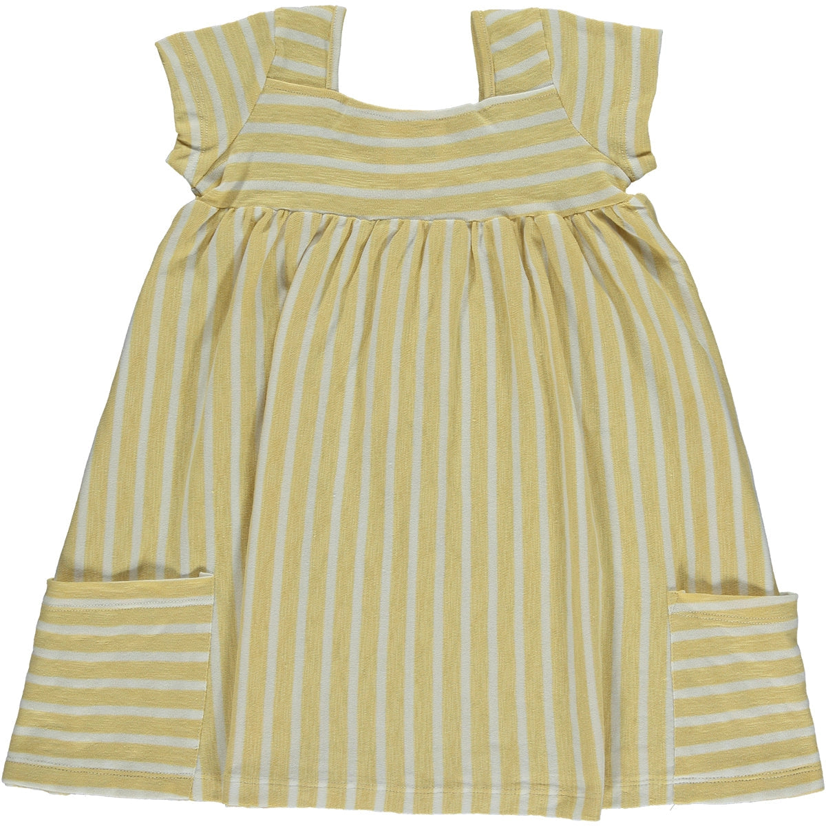 Vignette Rylie Dress - Yellow/Ivory Stripe