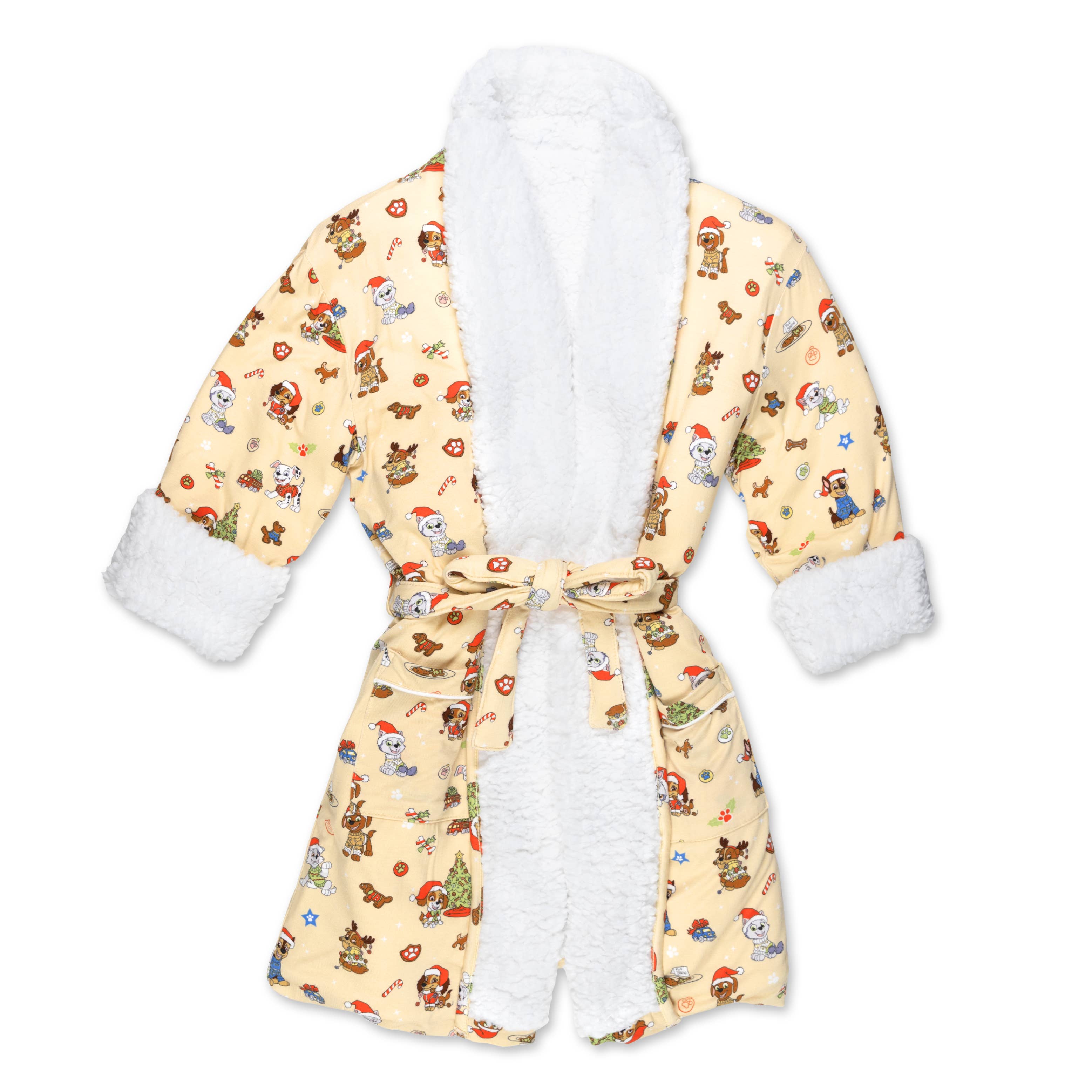 Bellabu Bear - PAW Patrol: Jingle Paws Kids Bamboo Sherpa Robe