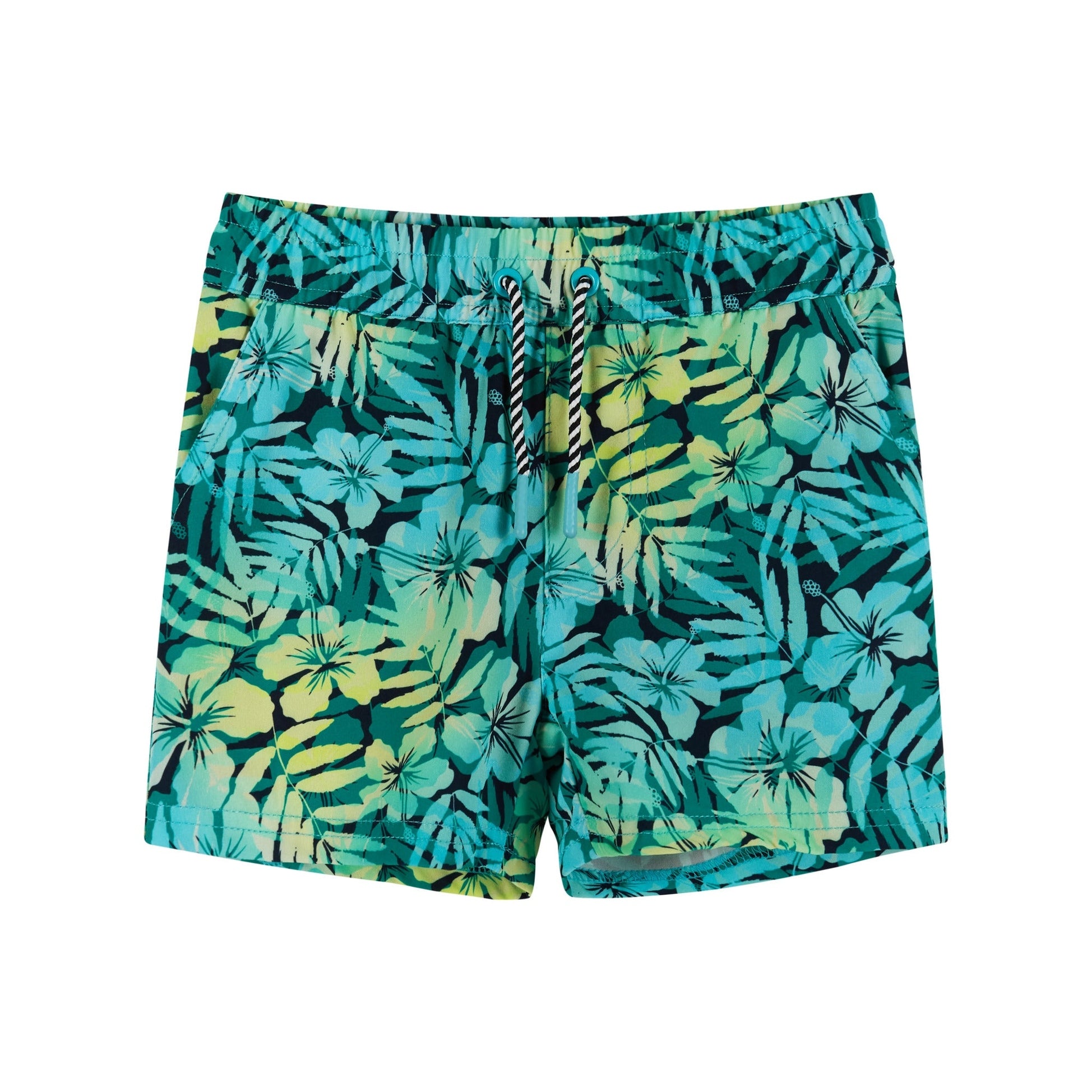 Andy & Evan Stretch Lined Boardshort - Blue Tropical