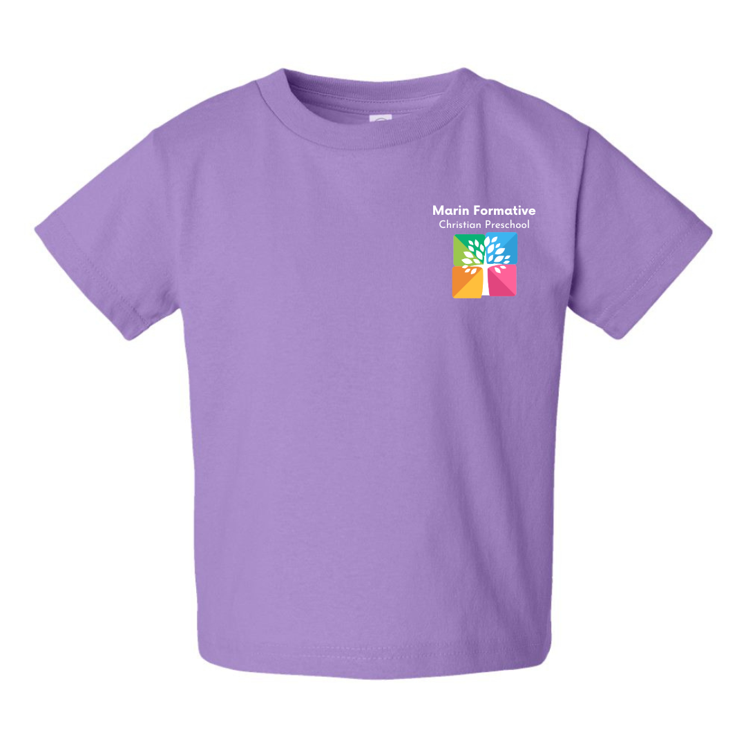 Marin Formative Preschool Tee Shirt - Lavender- $25