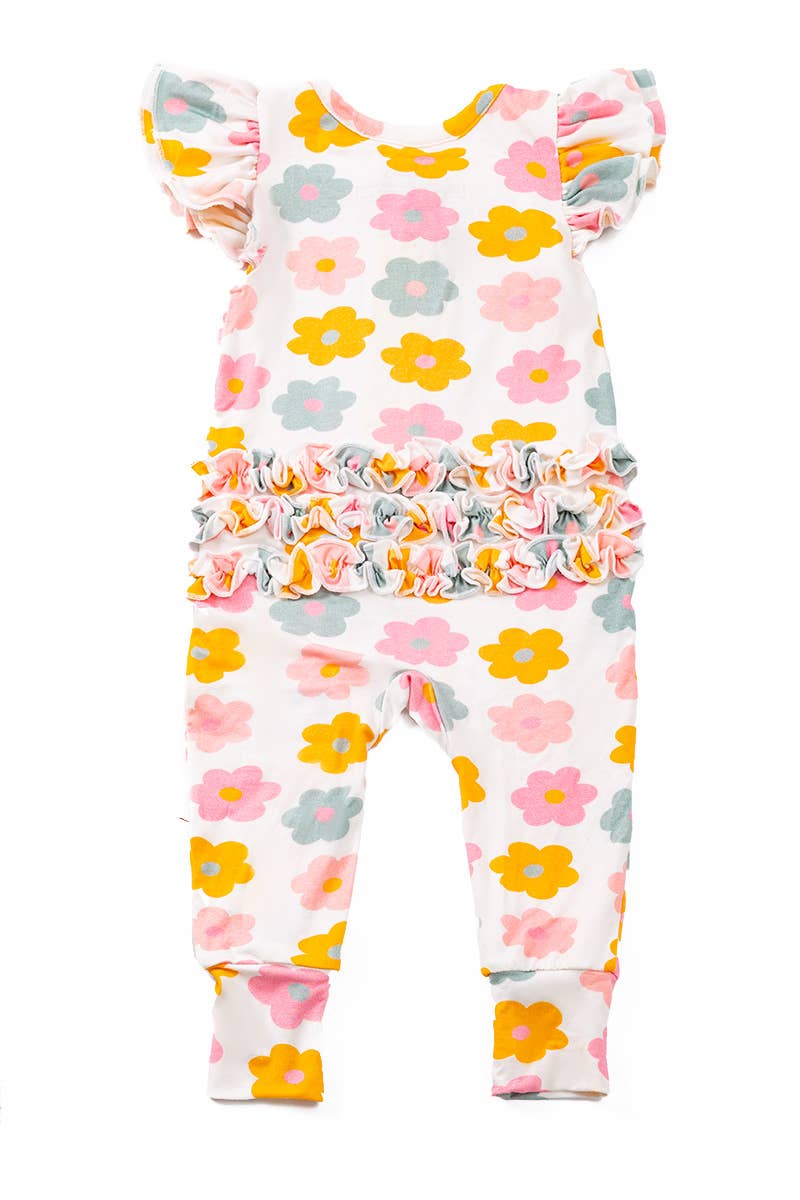 Little Trendy - Bamboo Romper - Spring Flowers