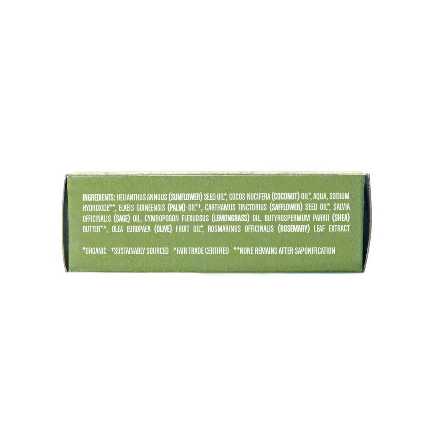 Humble Eco Friendly Cleansing Bar - Lemongrass & Sage