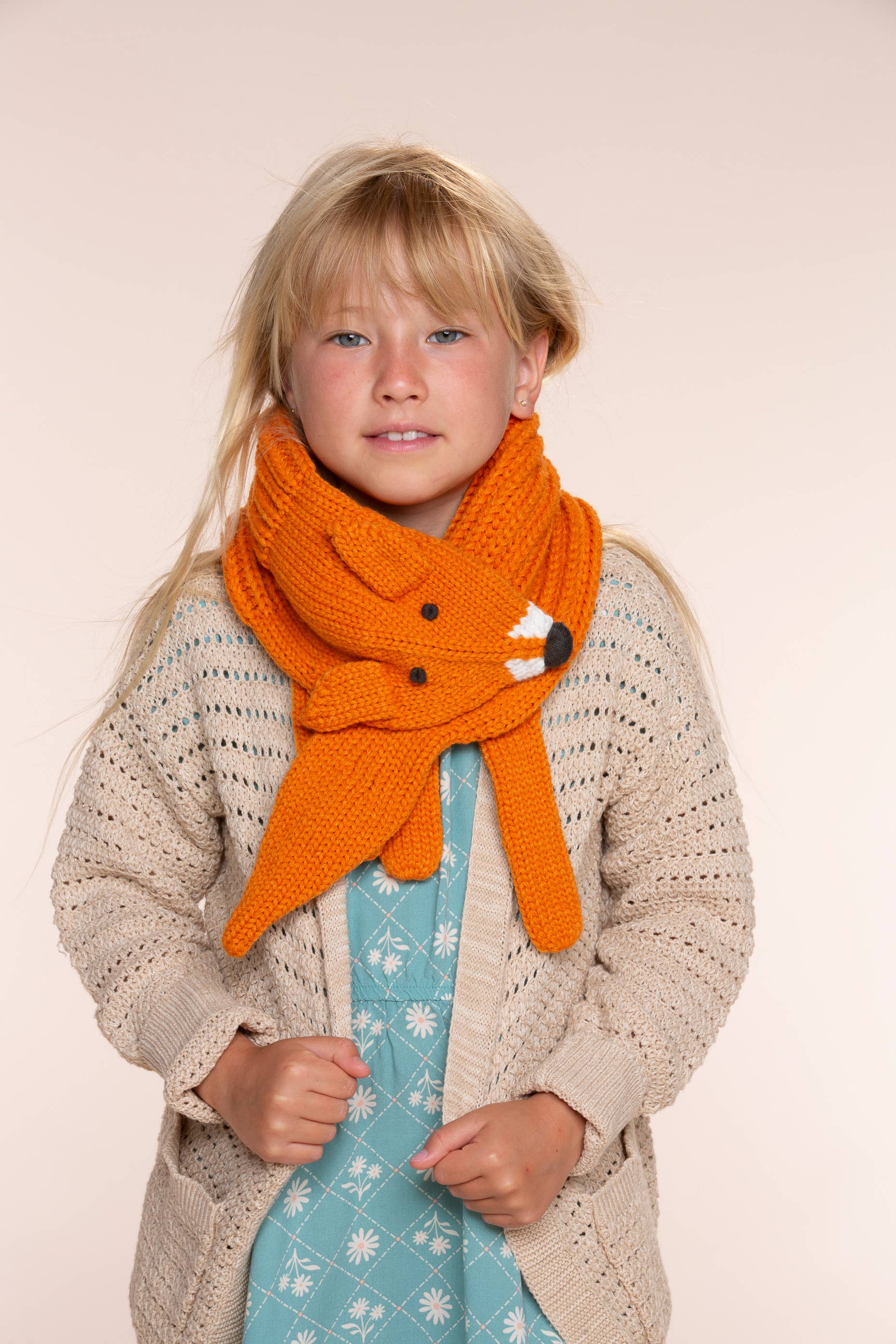Knitted Fox Scarf