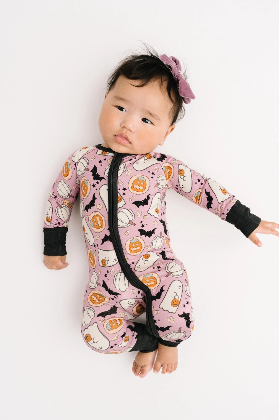 Little One Shop Bamboo Convertible Romper - Boo Crew (Final Sale)