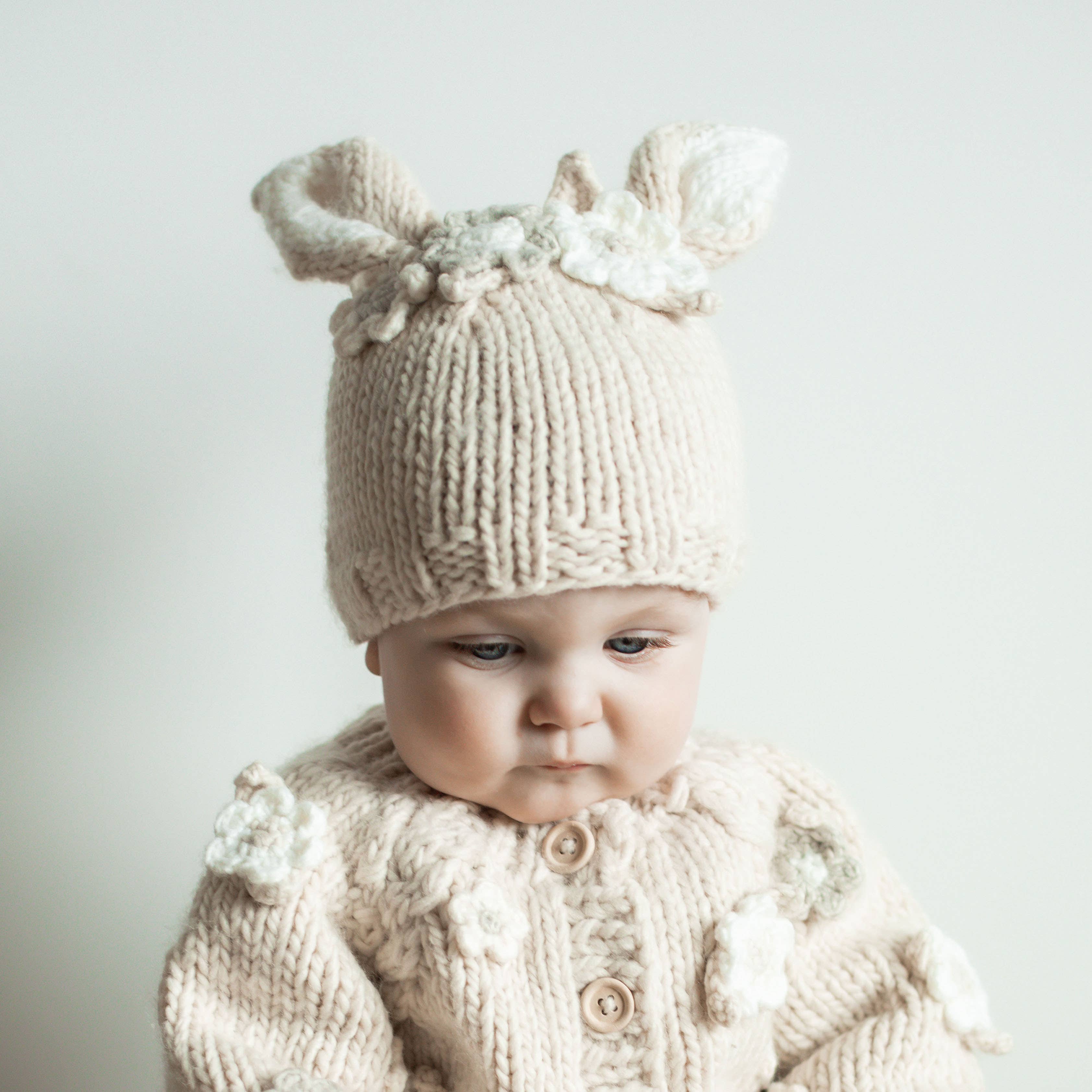 Huggalugs Flower Bunny Beanie