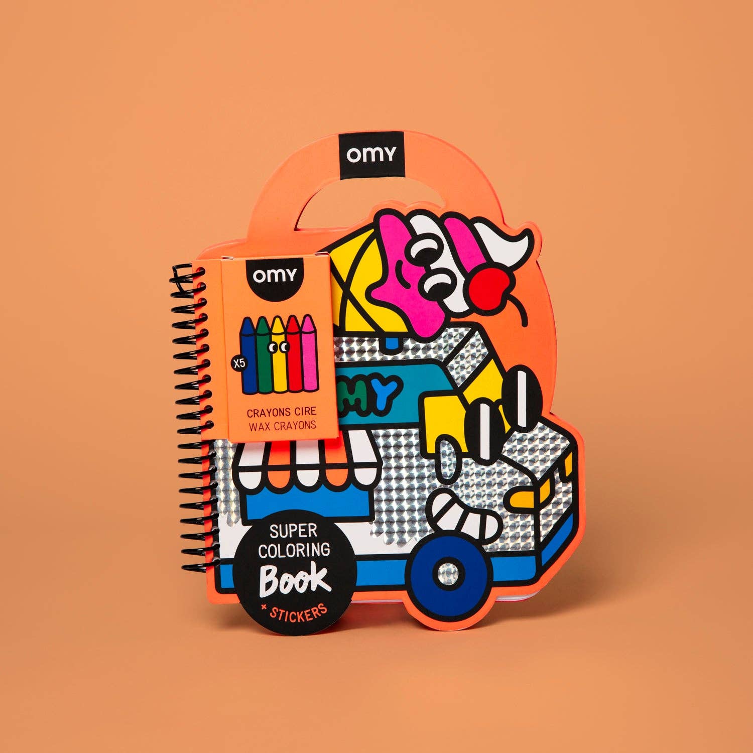 OMY - Yummy Super Coloring & Sticker Book