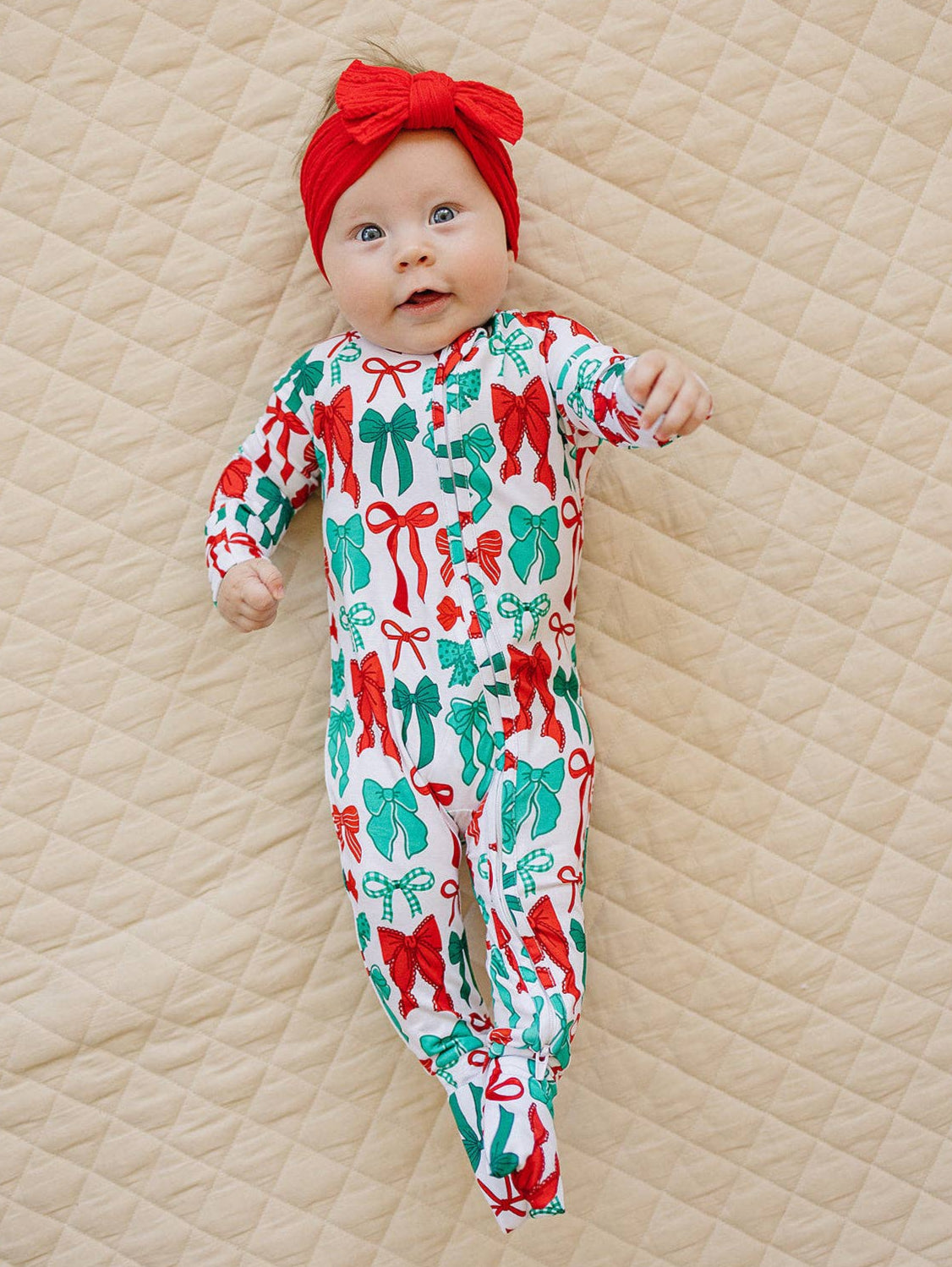 Lucky Panda Kids Bamboo Zip Romper - Merry Bows