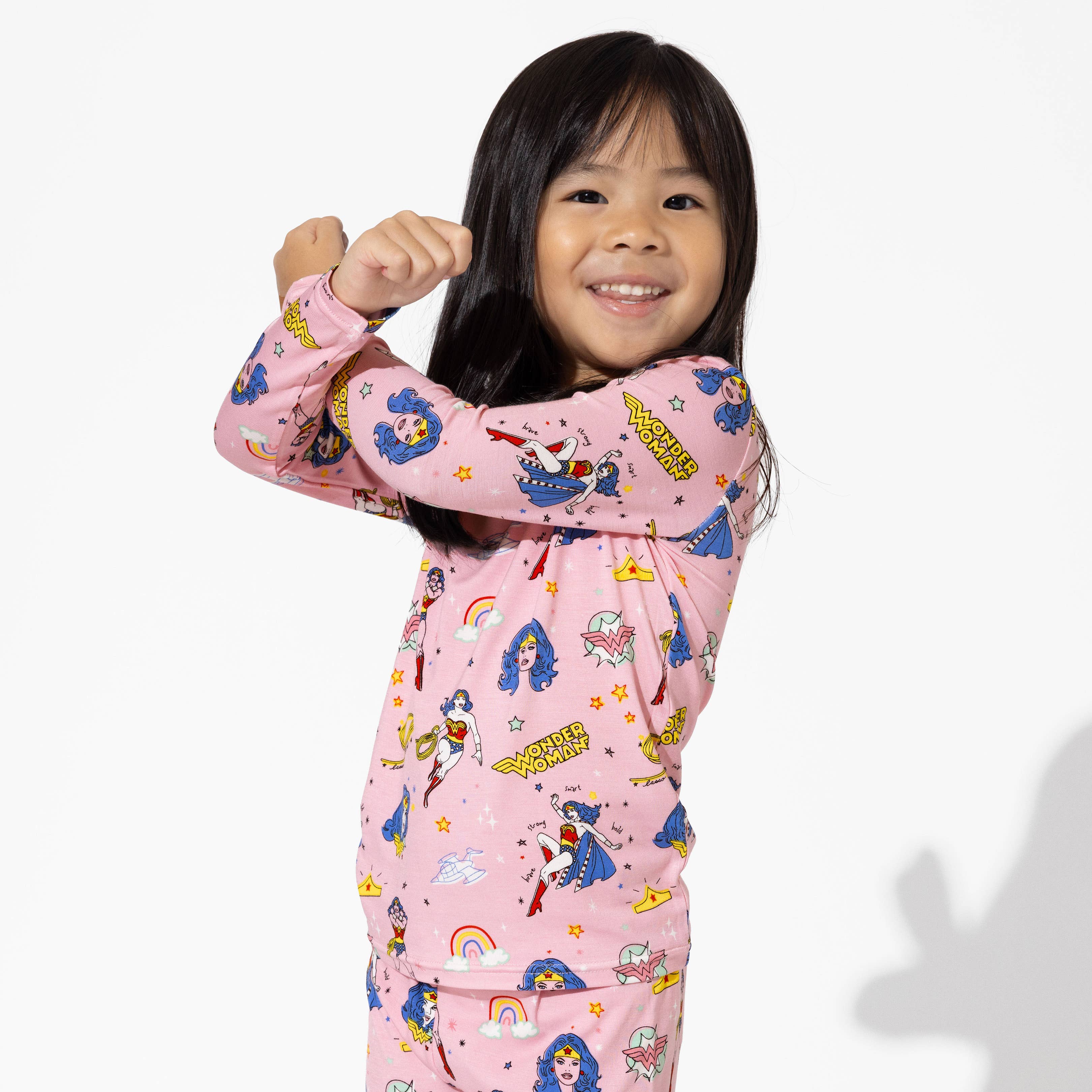 Bellabu Bear - Wonder Woman Bamboo Kids Pajamas