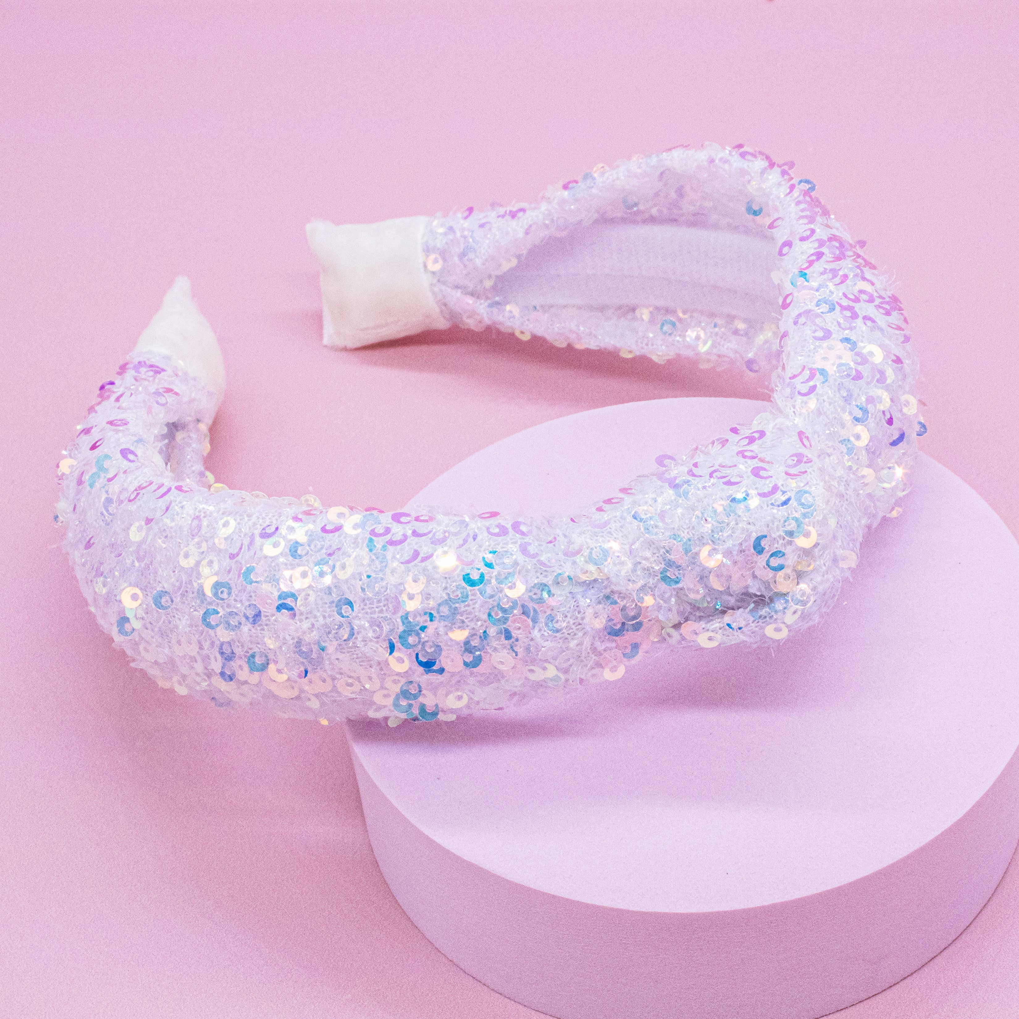 Knotted Sequin Headband