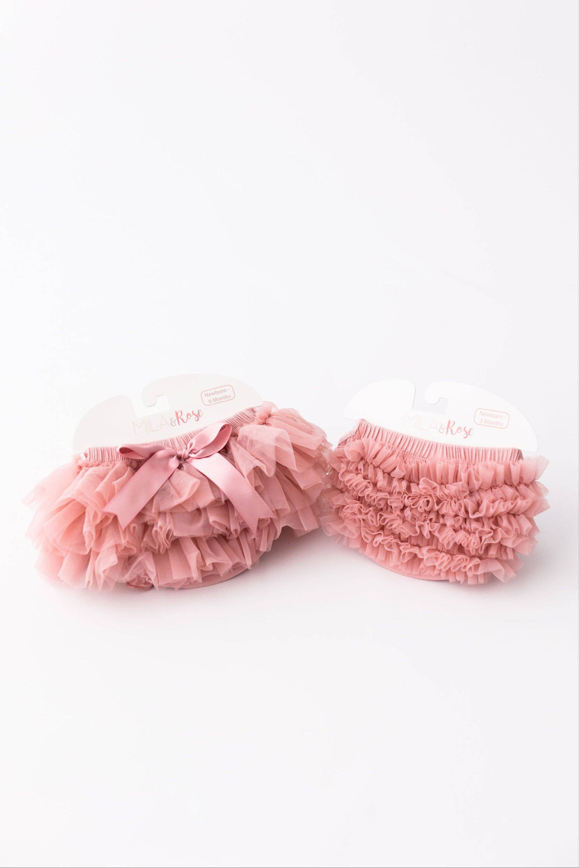 Mila & Rose Ruffle Tutu Bloomer - Vintage Pink