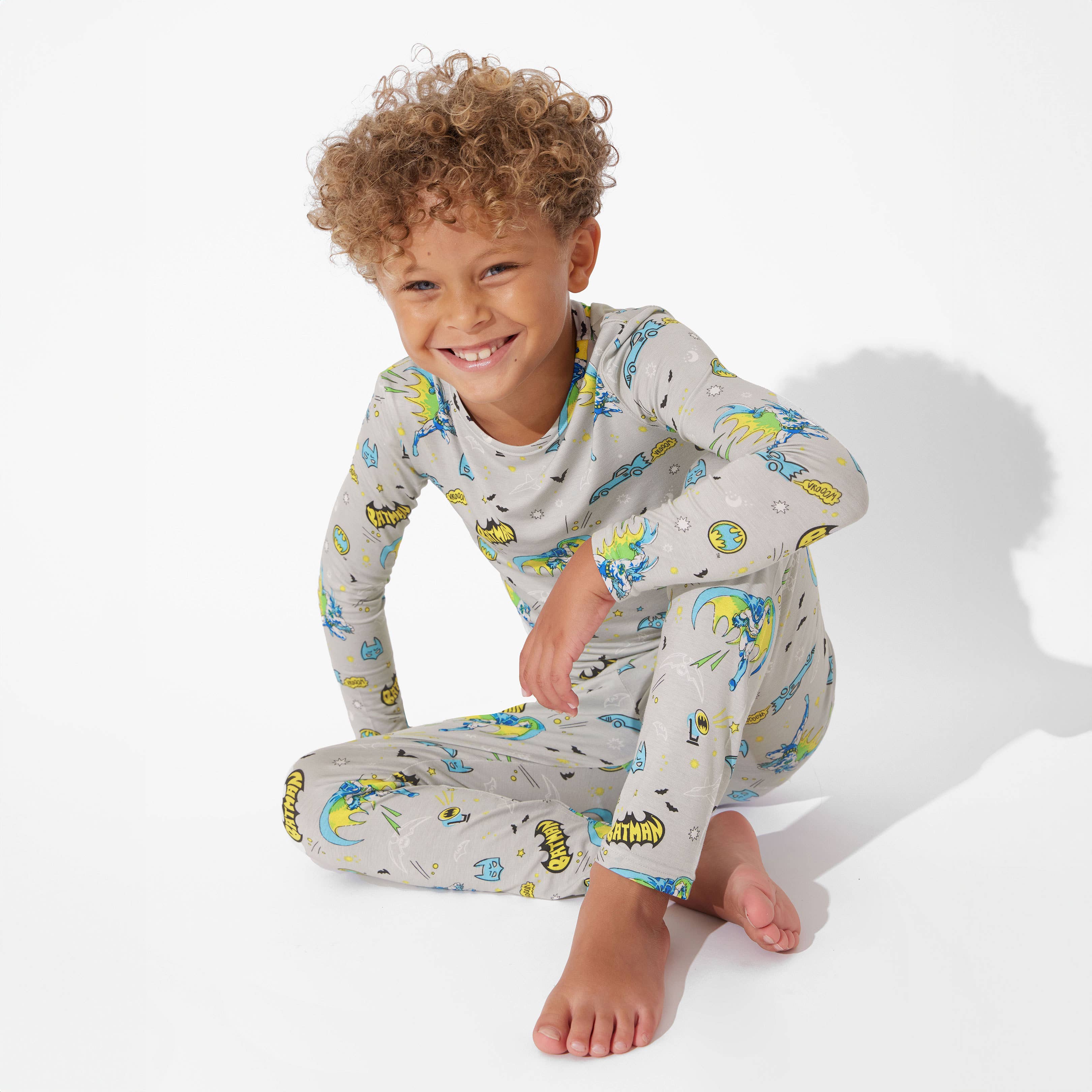 Bellabu Bear - Batman Bamboo Kids Pajamas