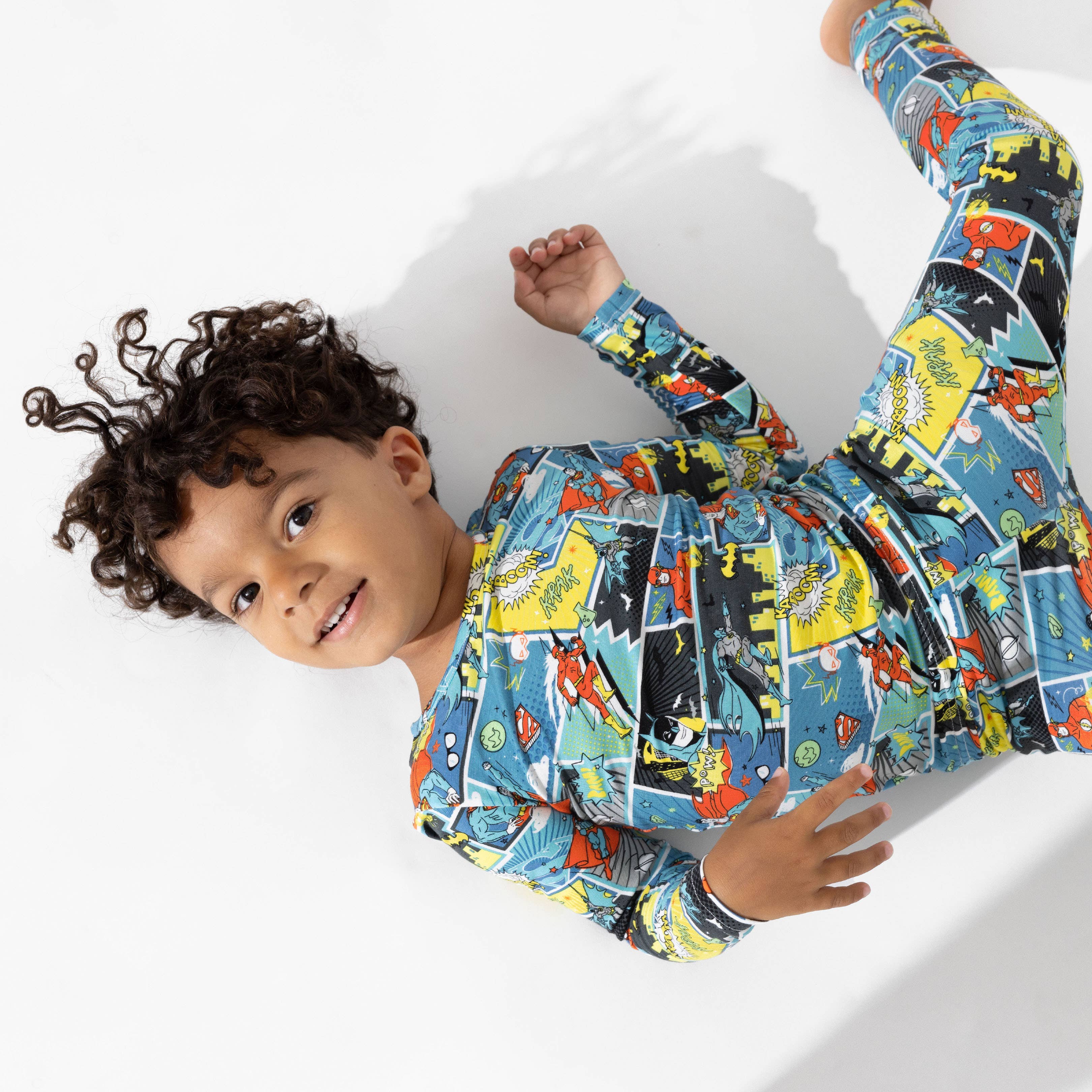 Bellabu Bear - Justice League Heroes Bamboo Kids Pajamas