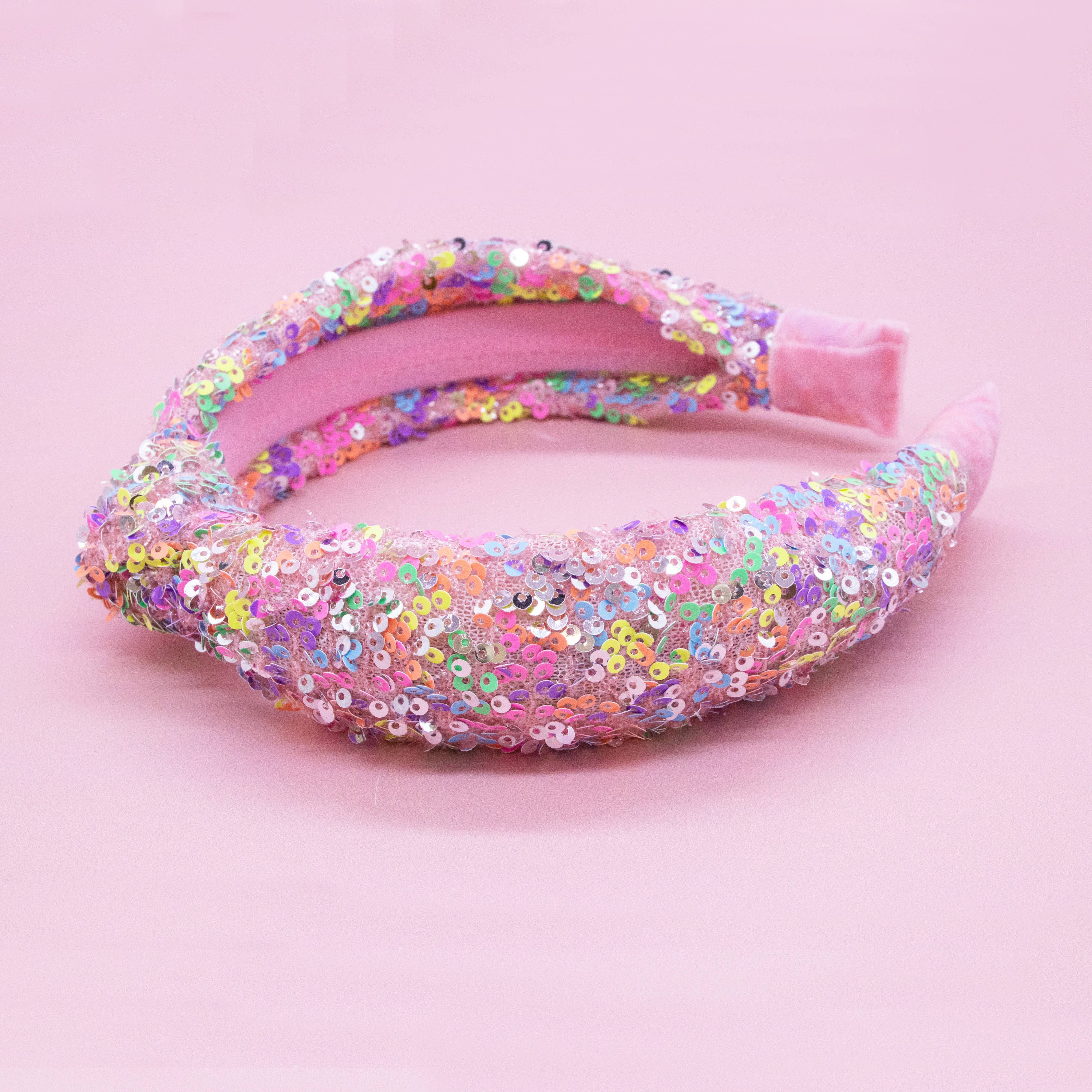 Knotted Sequin Headband