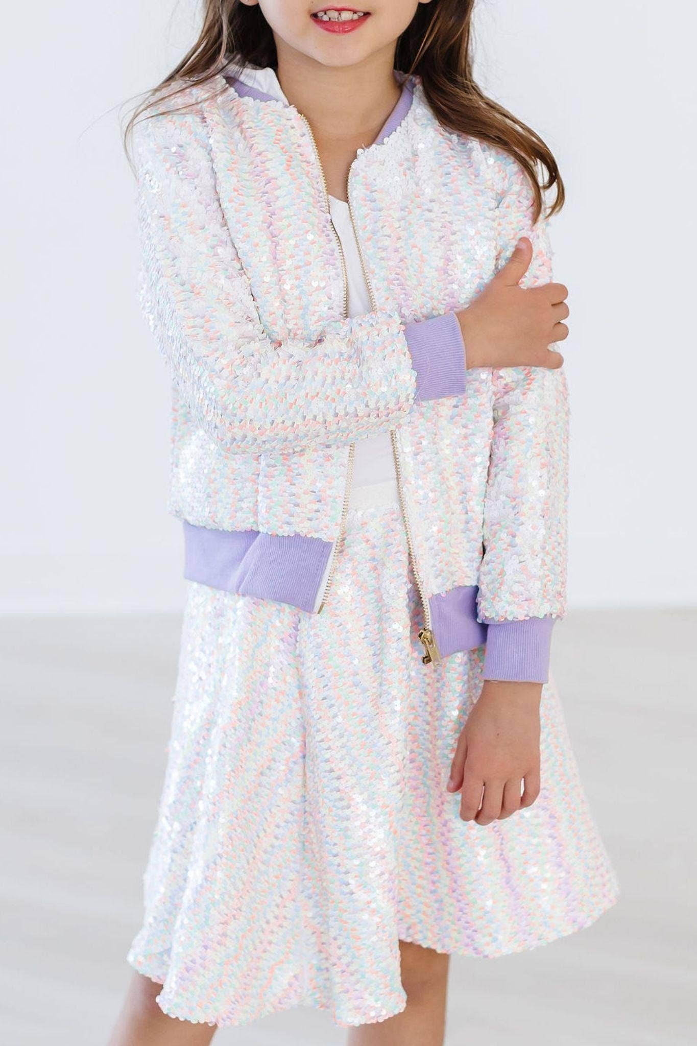 Mila & Rose Sequin Jacket - Unicorn Flip