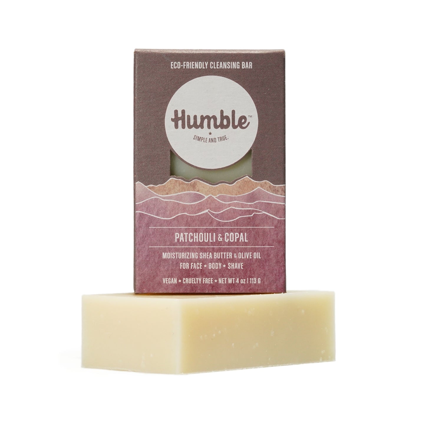 Humble Eco Friendly Cleansing Bar - Patchouli & Copal