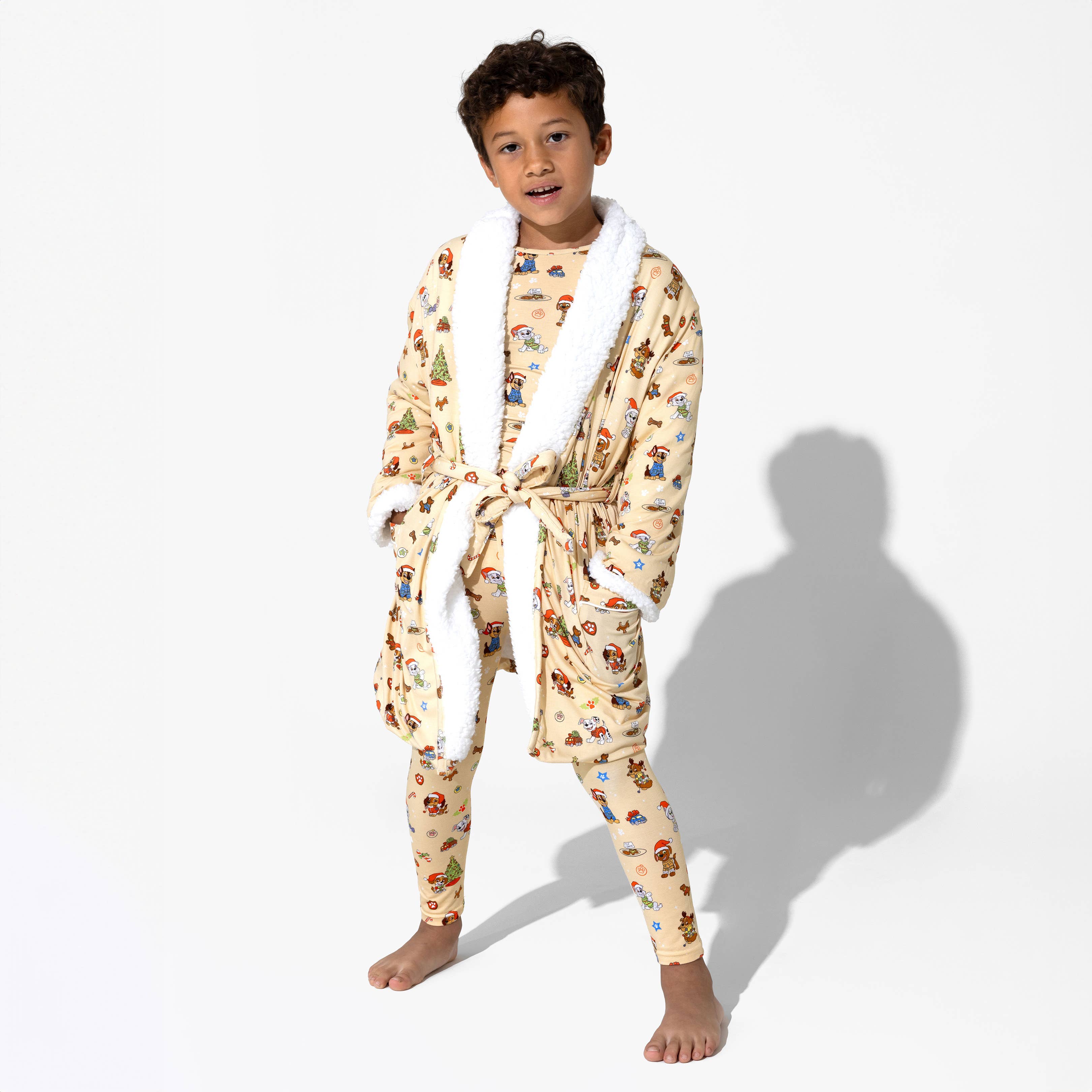 Bellabu Bear - PAW Patrol: Jingle Paws Kids Bamboo Sherpa Robe