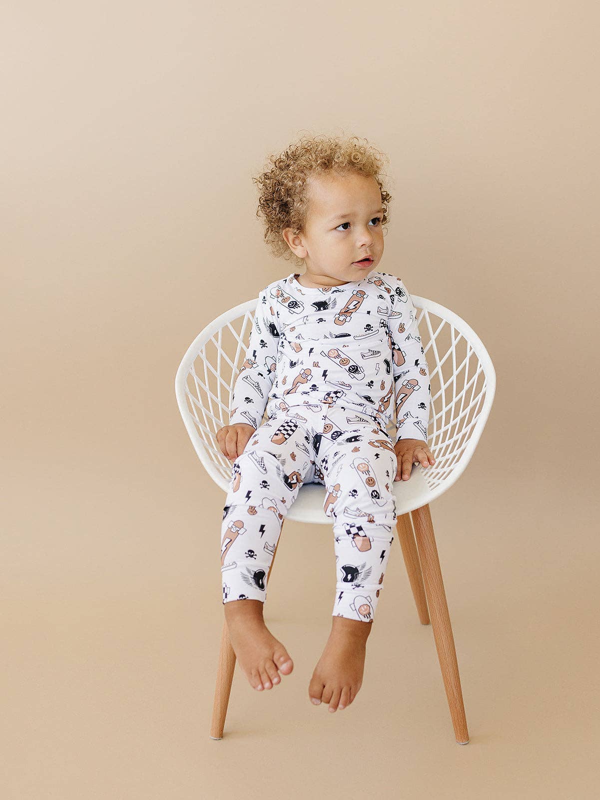 Lucky Panda Kids Bamboo Two Piece Set - Sk8er