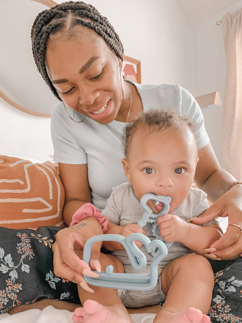 Itzy Ritzy Silicone Baby Teether - Whale