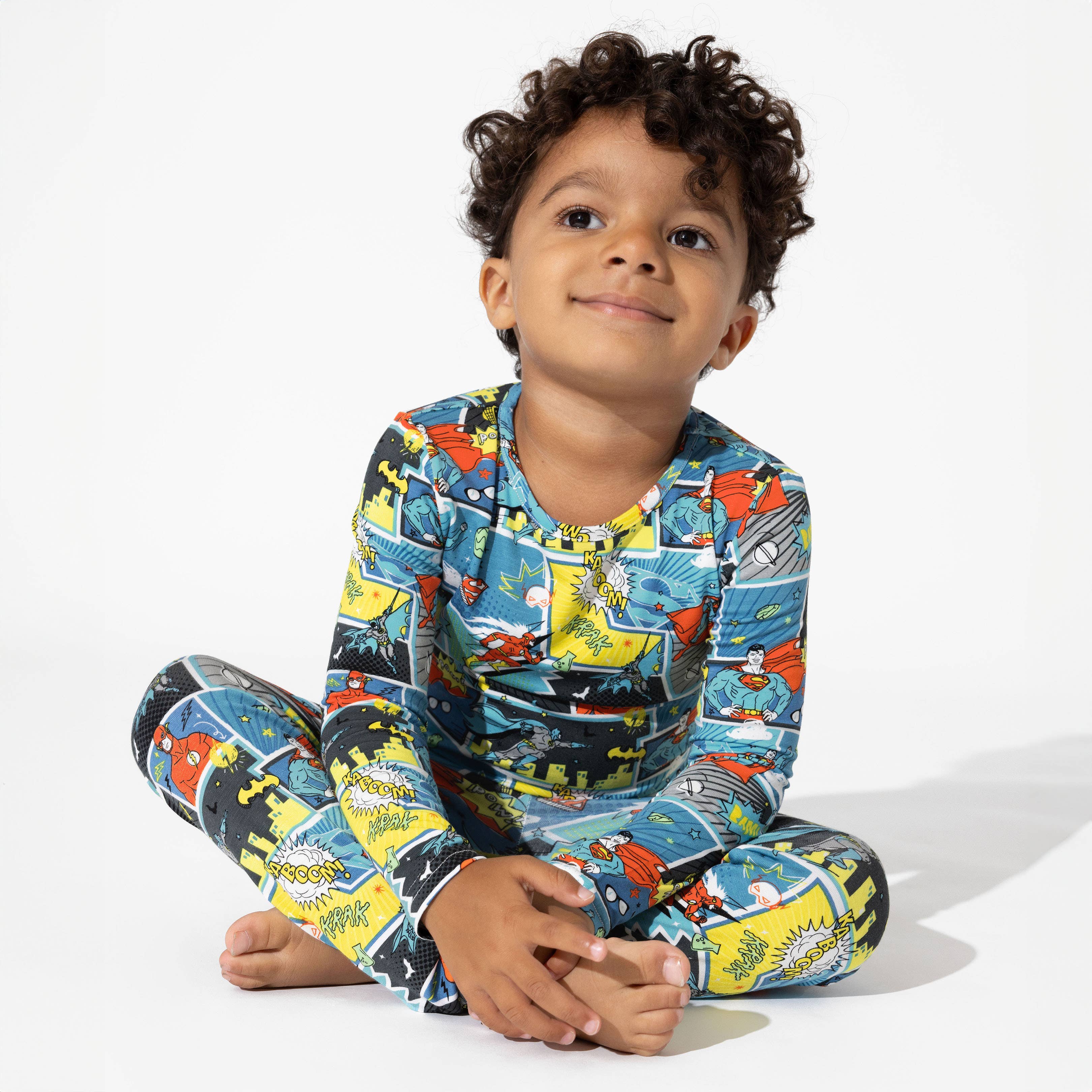 Bellabu Bear - Justice League Heroes Bamboo Kids Pajamas