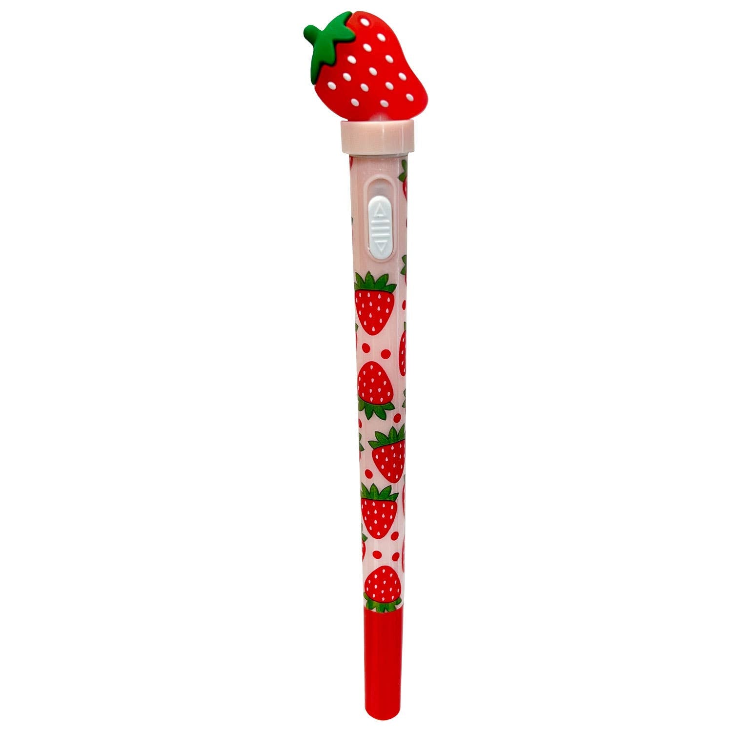 Streamline - Strawberry Spinning LED Light-Up Pen