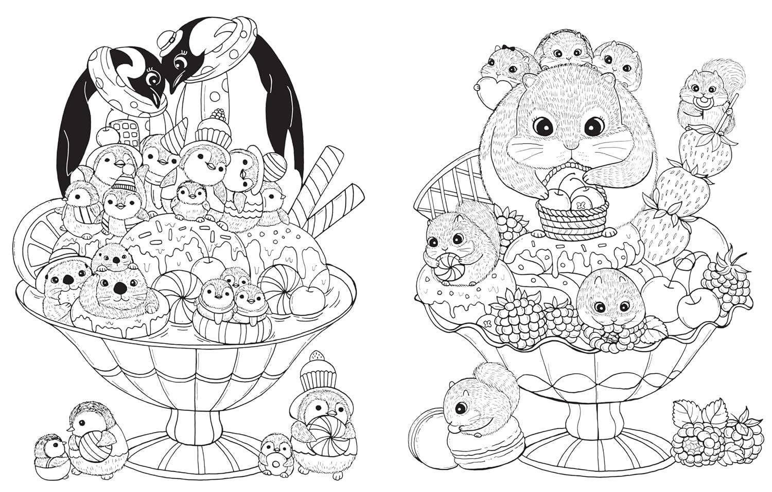 A Million Baby Animals Coloring Book