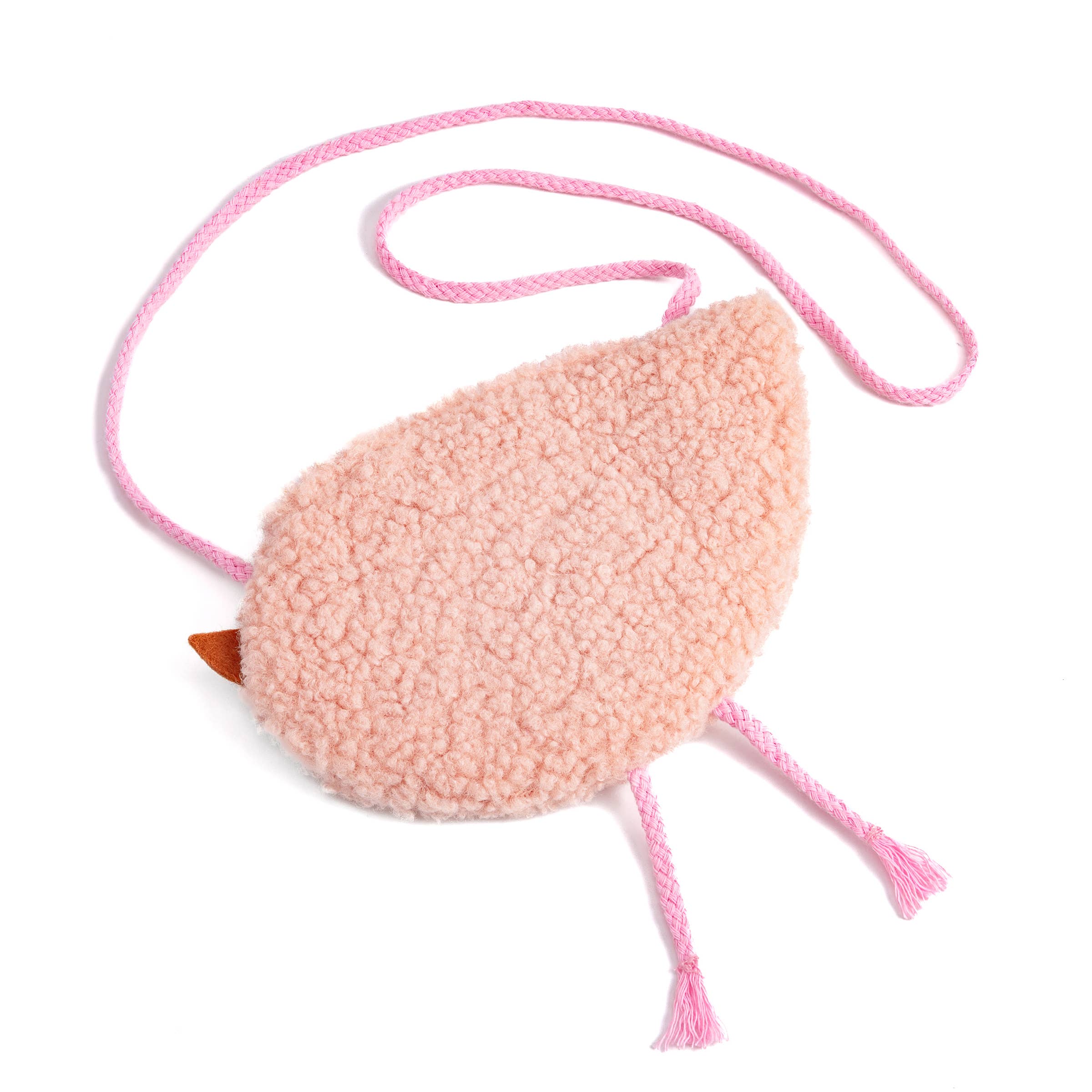 Bird Chick Plush Crossbody Purse - Pink