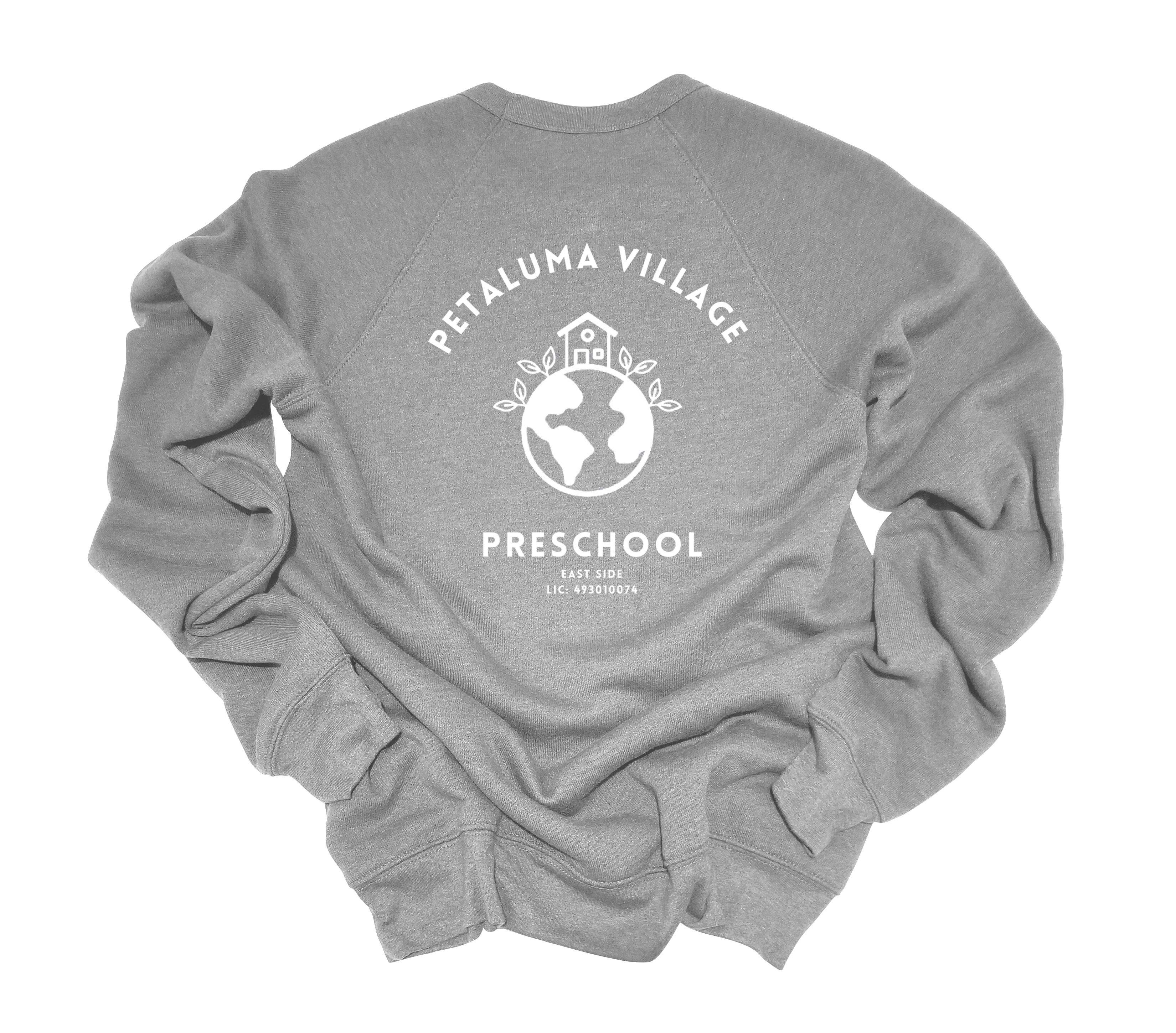 Petaluma Village EAST Adult Sweatshirt - Grey